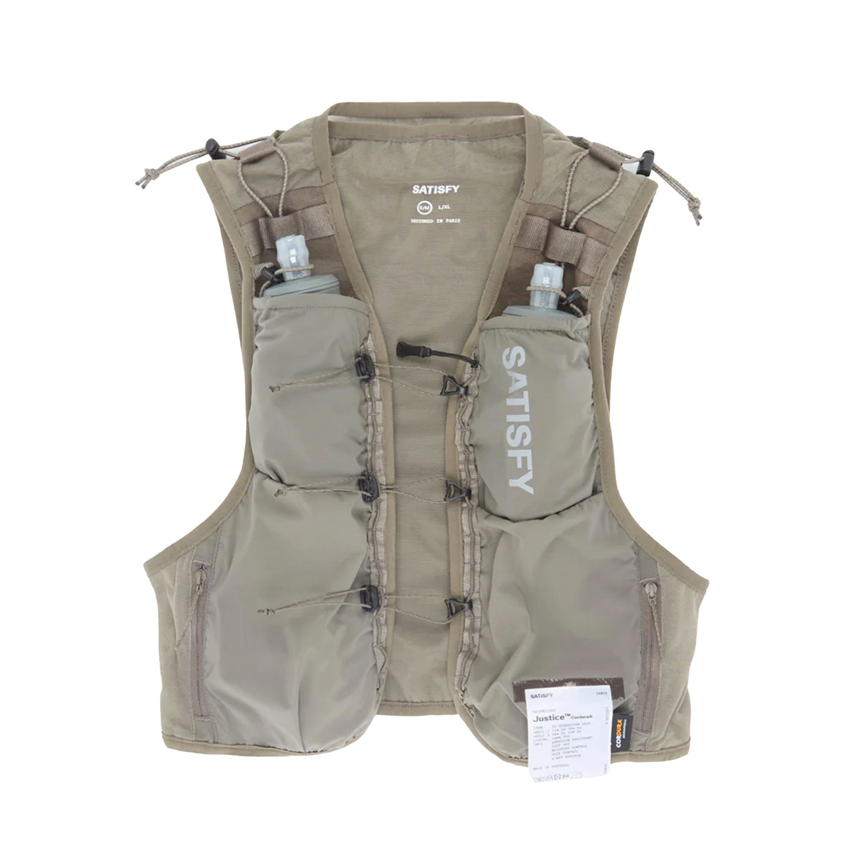 Unisex Satisfy Justice Cordura Hydration Vest 5L - Lightweight Running Backpack for Trail Hiking, Marathon & Outdoor Adventures