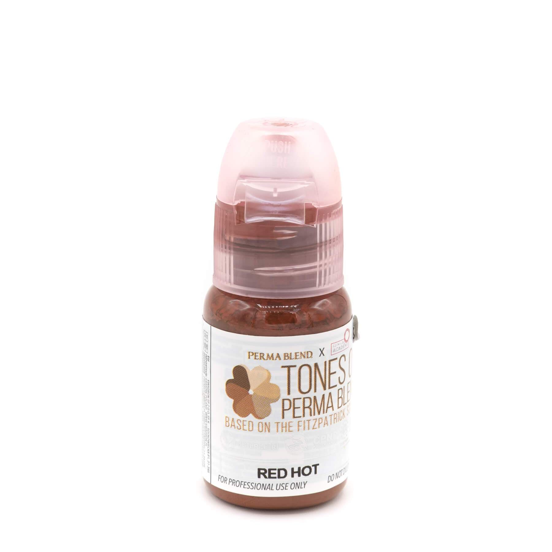 Perma Blend Tones Set 3 Red Hot Pigment - Professional Tattoo Ink for Vibrant Body Art | Perfect for Tattoo Artists & Permanent Makeup