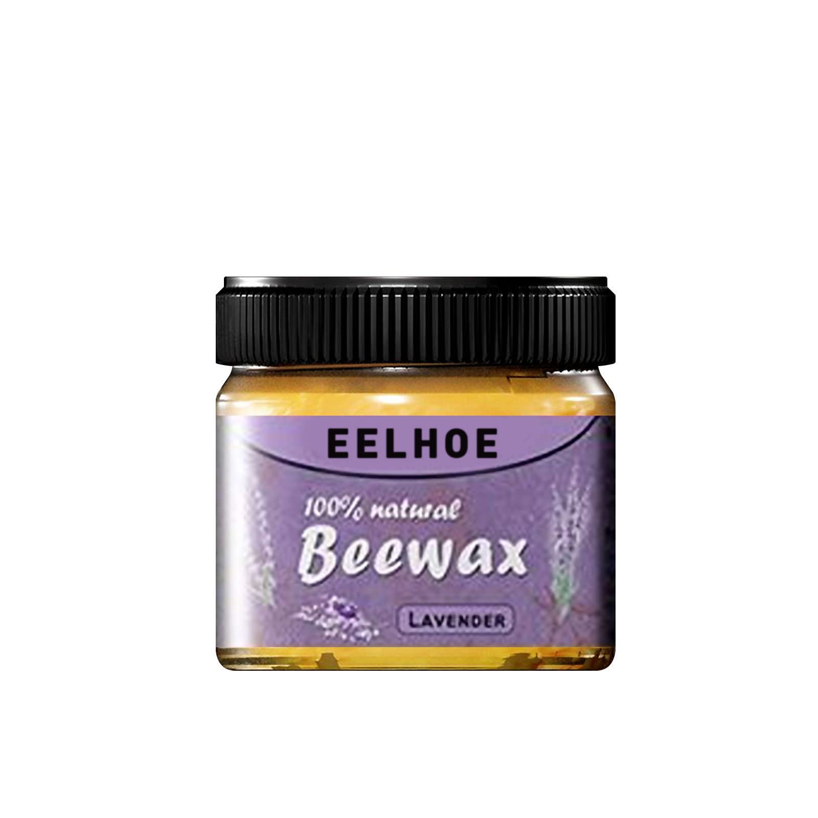 Natural Beeswax Wood Polish & Cleaner - Traditional Wood Seasoning Wax for Furniture, Doors, Tables, Chairs & Floors - Beautify & Protect Wood Surfaces - Ideal for Home, Office & DIY Wood Care (Lavender Scent, 1 Pack)