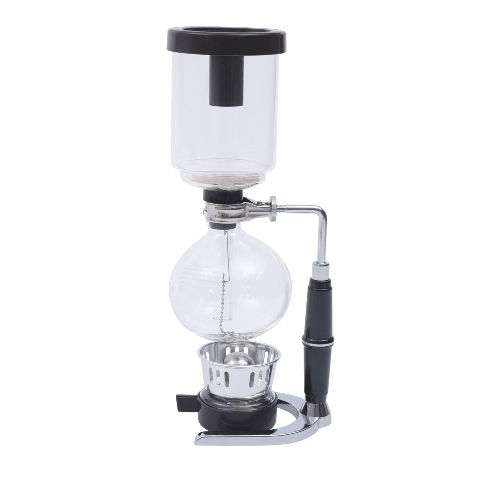 Premium 500ml Siphon Coffee Maker - Clear Glass Tabletop Syphon Brewer with Anti-Scalding Handle & Easy Cleaning | Perfect for Home, Coffee Shops, Offices & Specialty Brewing Enthusiasts