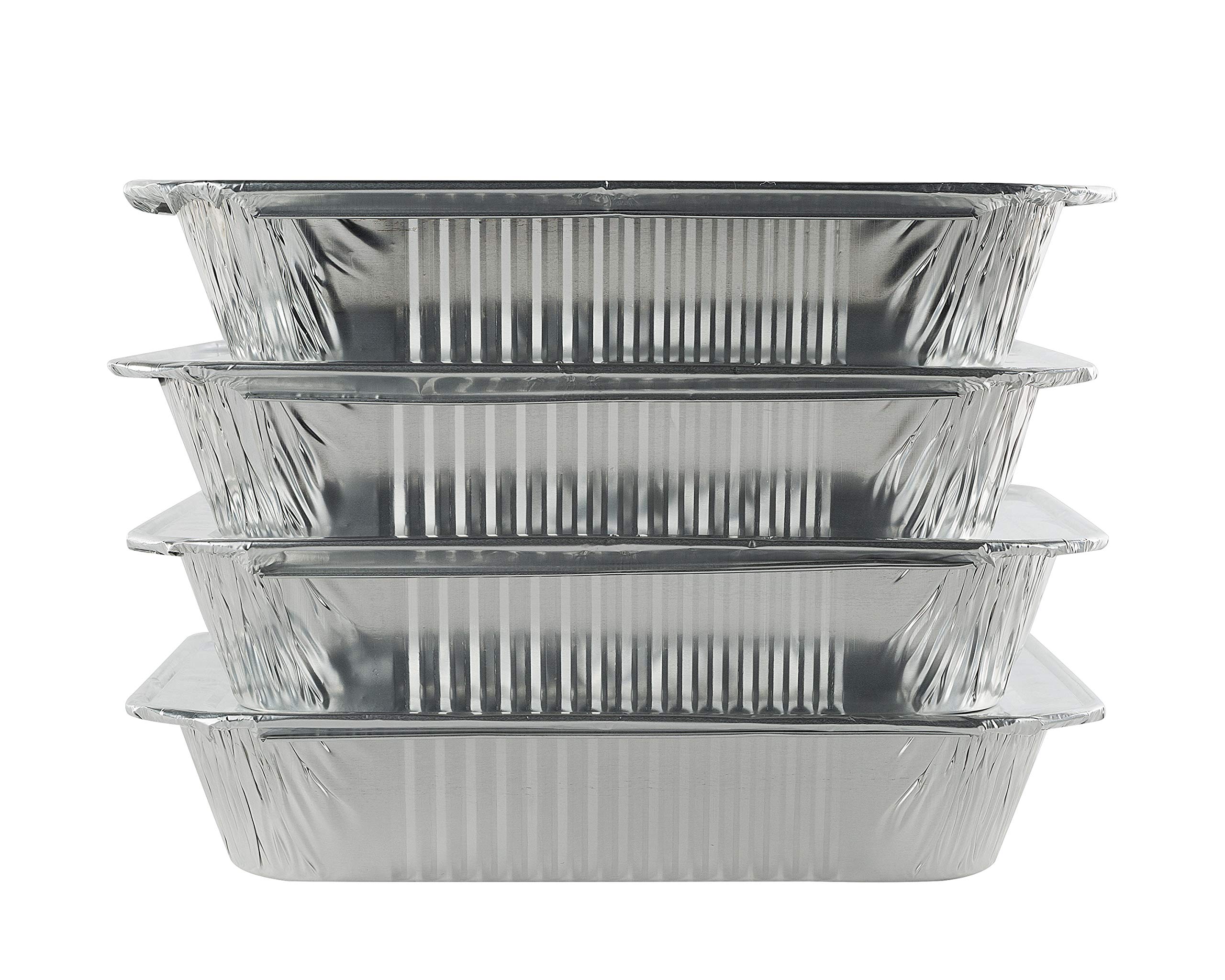 (25 Pack) Heavy Duty Disposable Aluminum Foil Pans 9