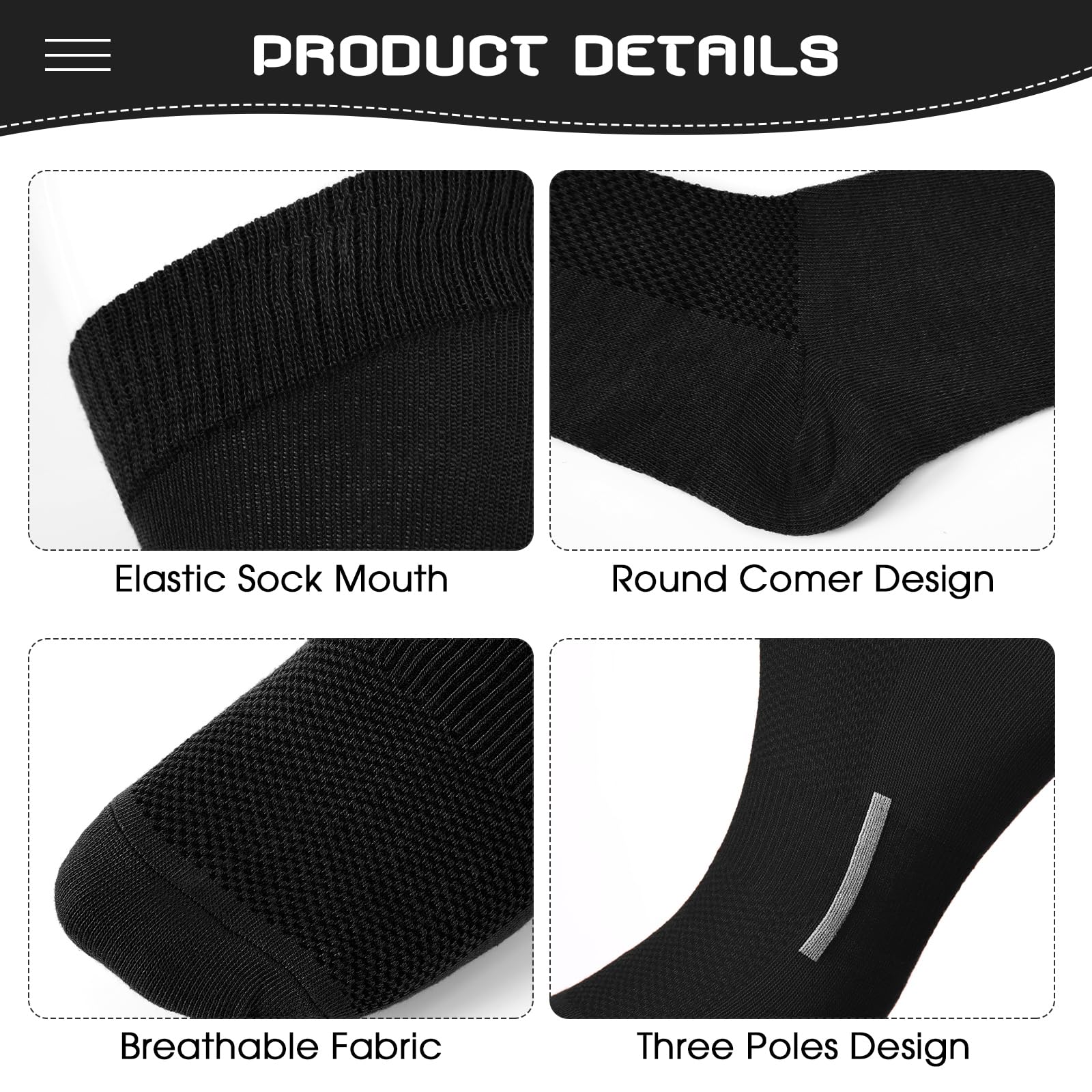 Haysandy 3 Pairs Baseball Socks - Bulk Youth High Tube Socks for Soccer, Softball & Football - Unisex Sports Socks for Boys & Girls - Perfect for Team Sports, Training & Casual Wear