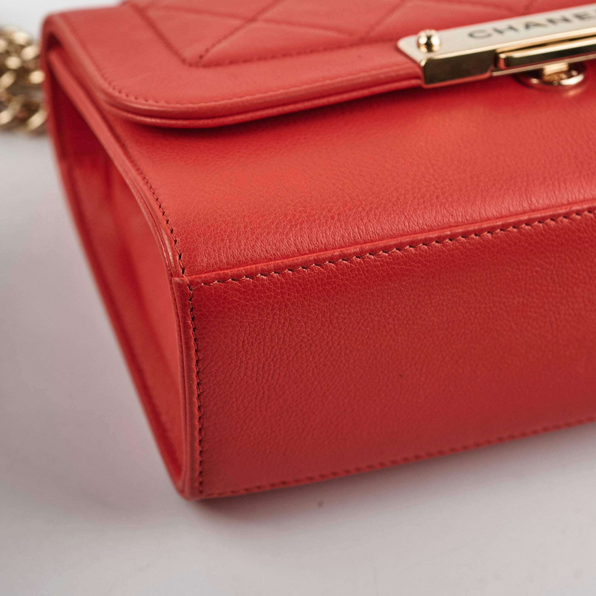 Chanel Seasonal Flap Red Crossbody Bag for Women - Luxury Leather Shoulder Bag - Perfect for Date Night, Parties & Special Occasions
