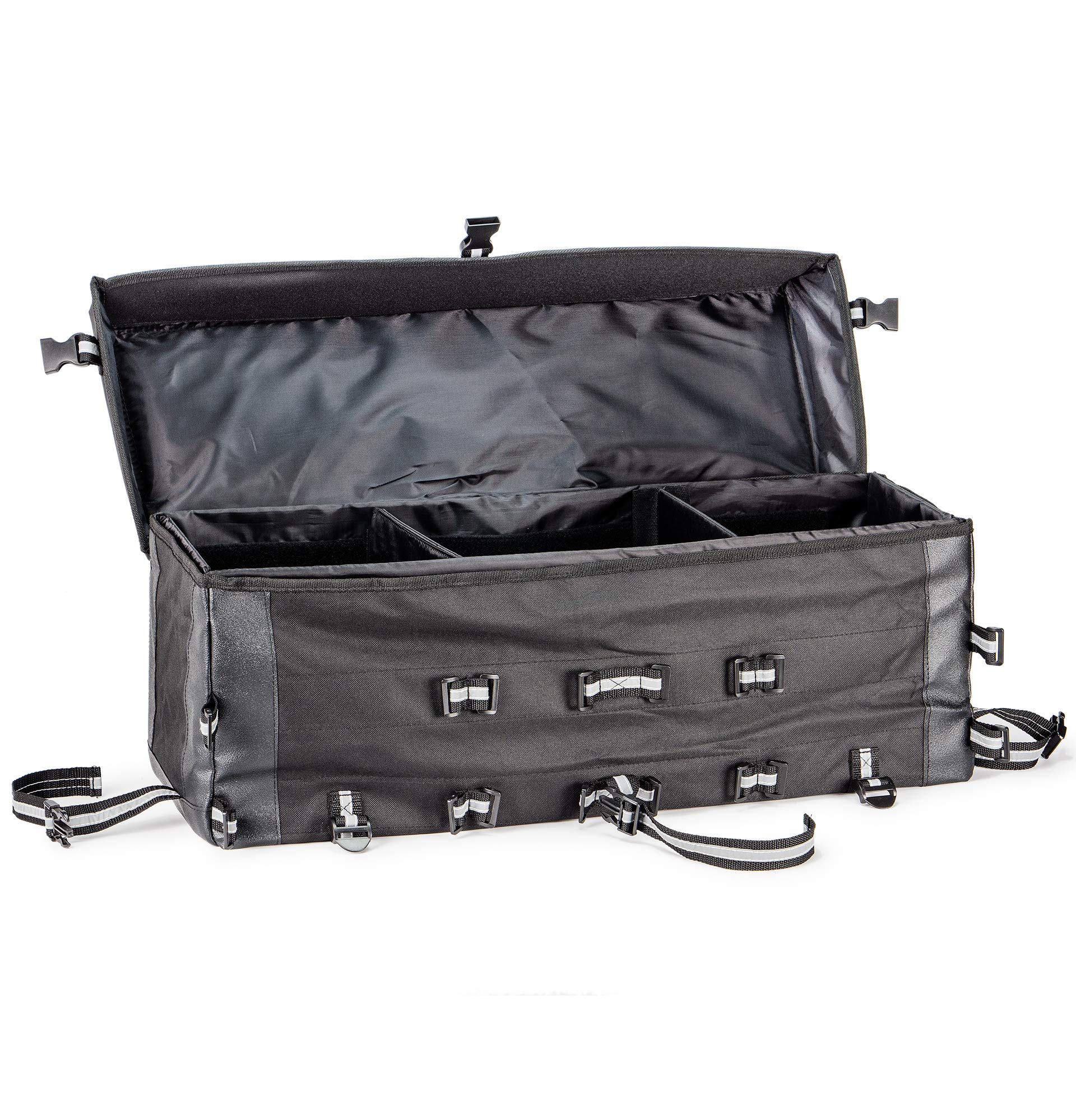 ATVPC Durable Black Weather-Resistant Storage Cargo Set for ATV, Motorcycle & Snowmobile - Perfect for Outdoor Adventures, Camping & Off-Roading