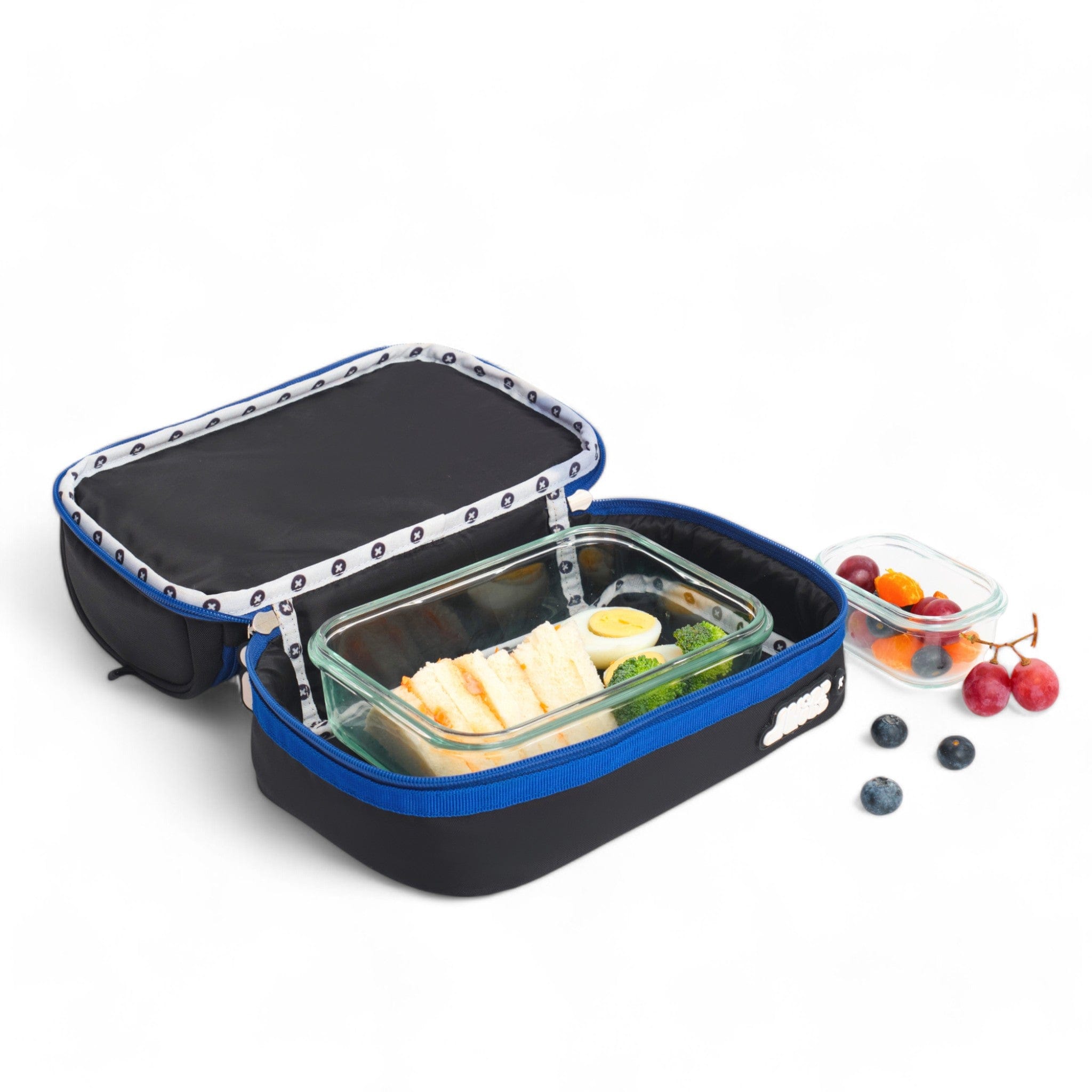 Moji Insulated Lunch Bag - Black | Leakproof & Reusable Cooler Tote for Work, School & Picnics | Perfect for Adults & Kids