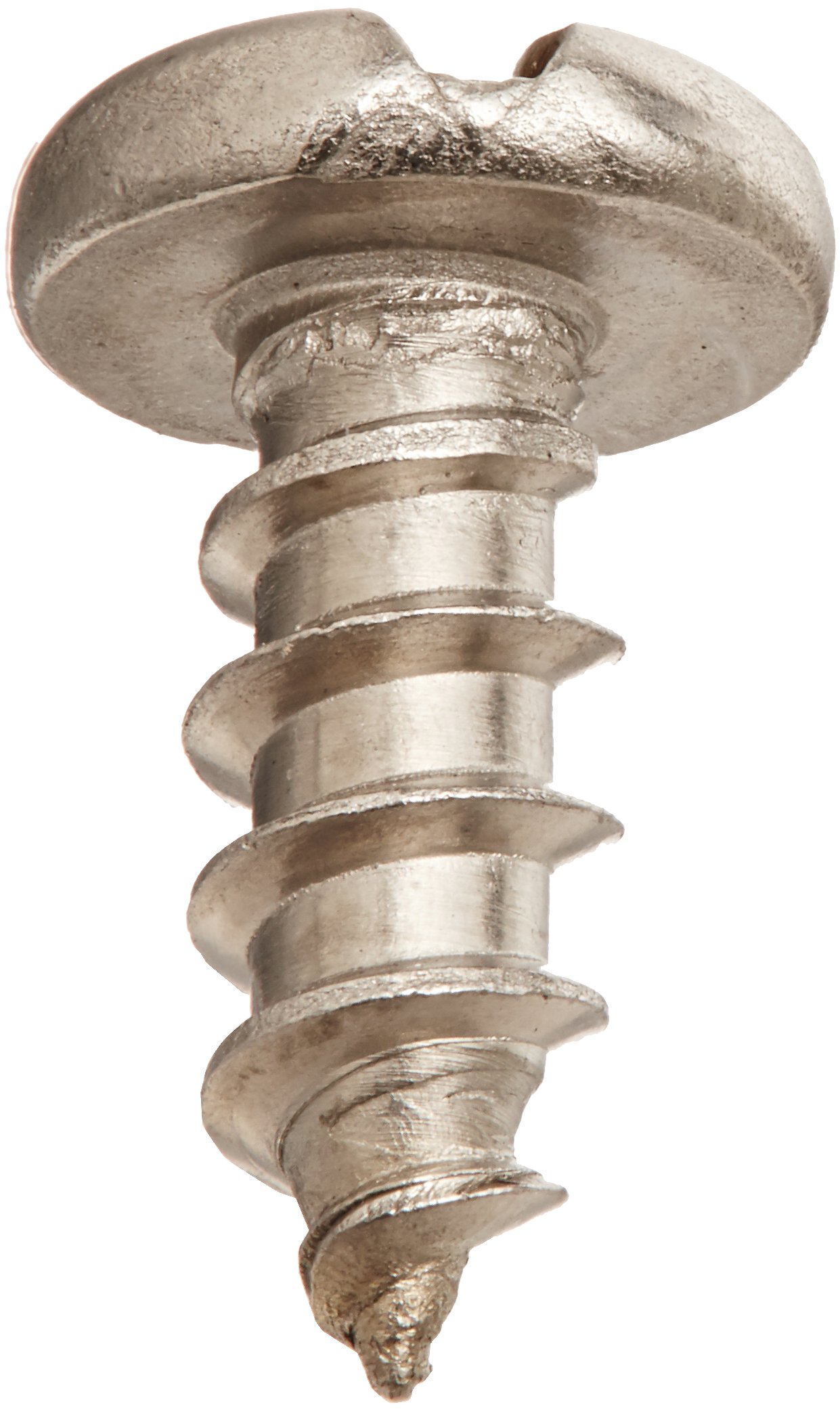 #10-12 Stainless Steel Screws - Pan Head Slotted (100 Pack) for DIY & Repairs