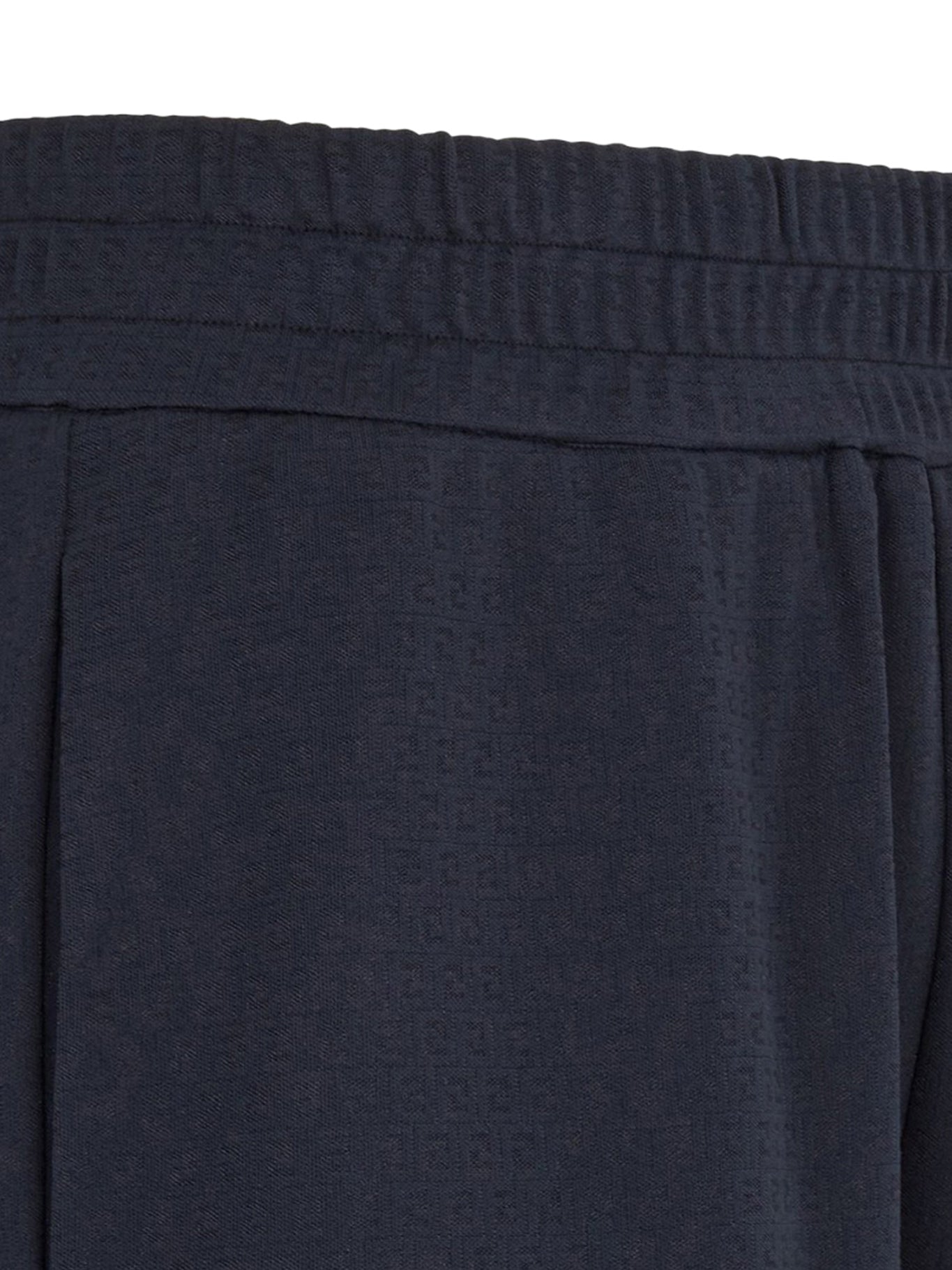 Dark Blue Jacquard Bermuda Shorts for Men - Comfortable & Stylish Casual Wear for Summer, Beach, and Outdoor Activities
