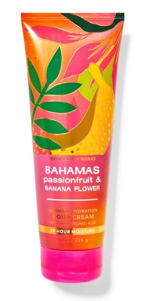 Bahamas Passionfruit & Banana Flower Moisturizing Body Cream - 8 Oz | Hydrating & Nourishing Lotion for Dry Skin | Perfect for Daily Moisturizing & Spa Days