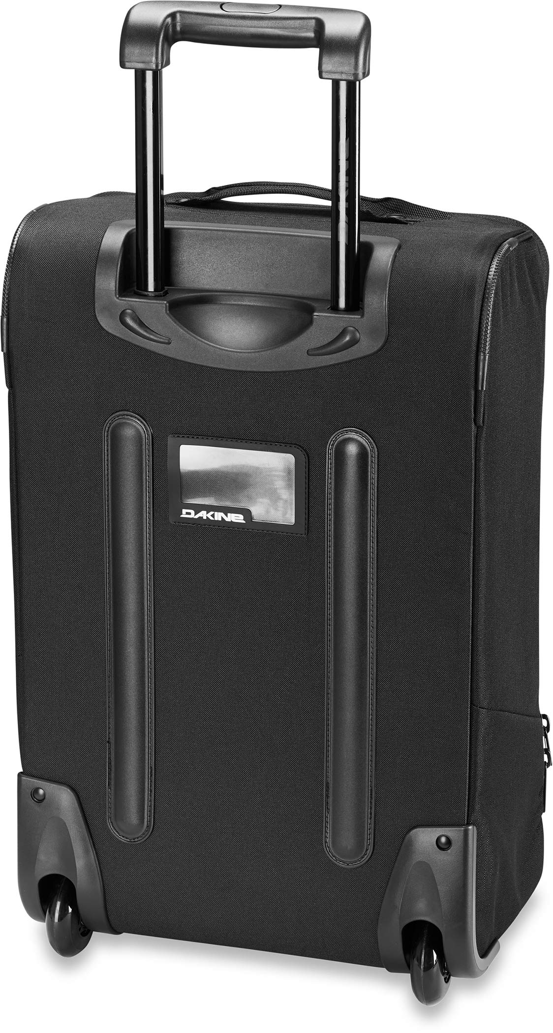Dakine 42L Black Carry On Roller Luggage - Lightweight Expandable Suitcase for Air Travel, Business Trips & Weekend Getaways