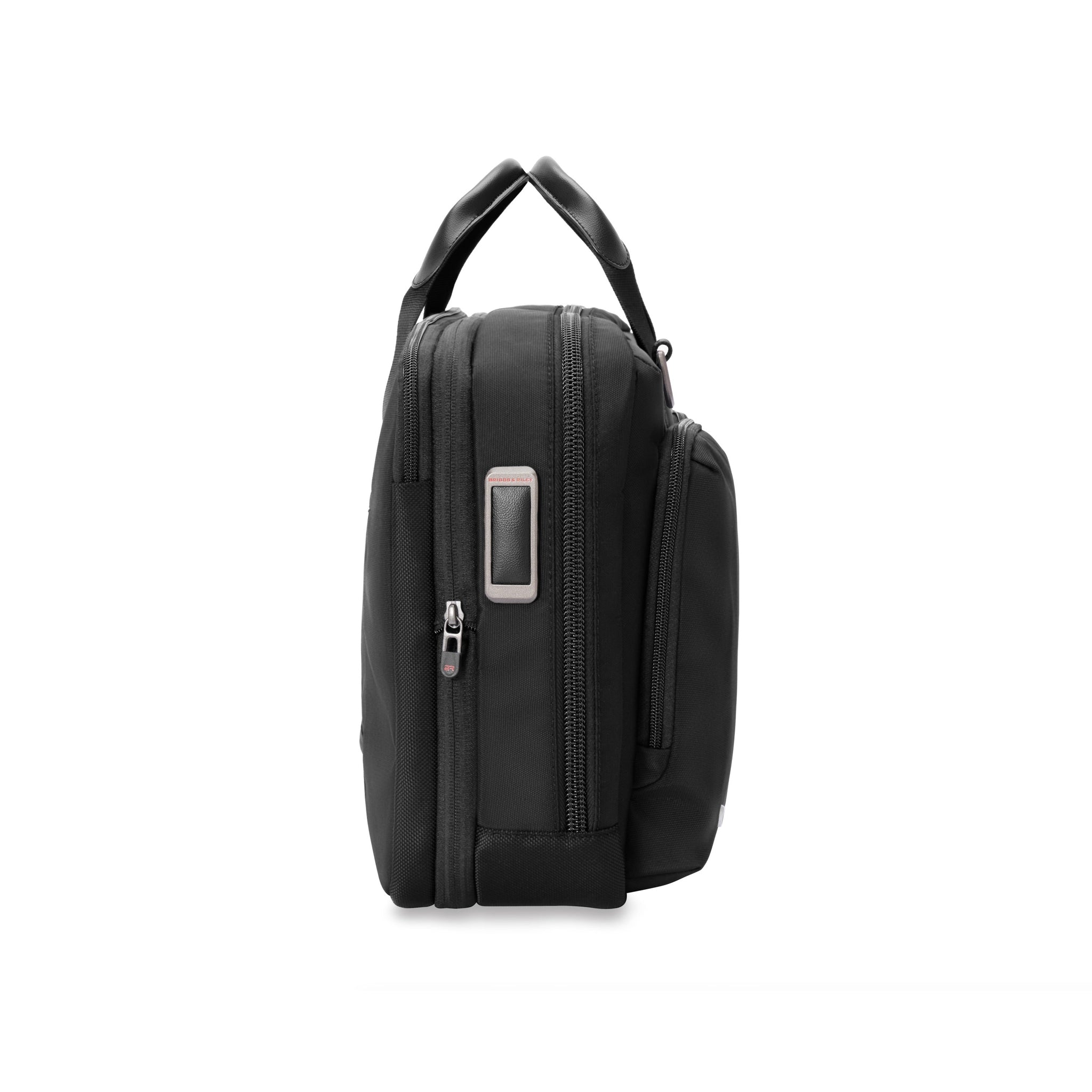 Briggs & Riley Recycled Expandable Slim Briefcase - Eco-Friendly Laptop Bag for Business & Travel - Perfect for Office, Commute & Business Trips