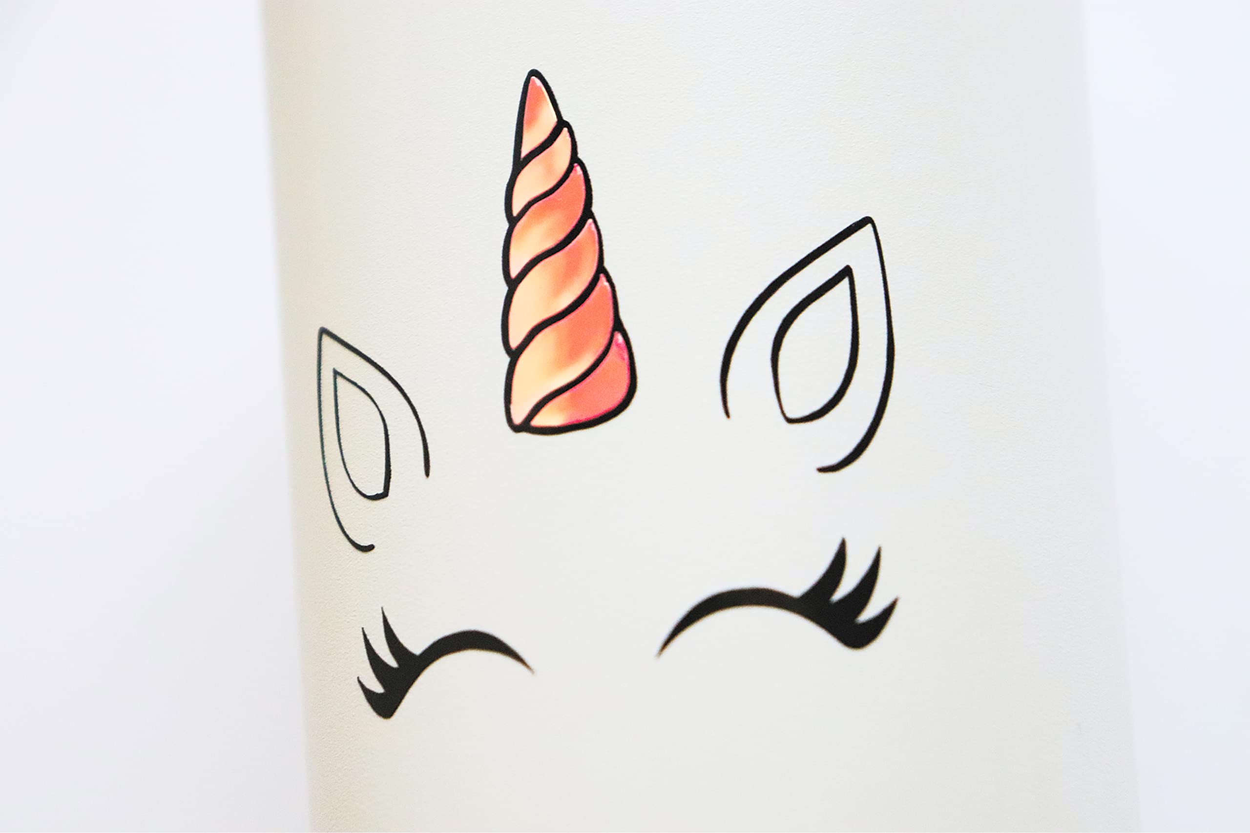 Unicorn Vinyl Decal Stickers for Water Bottles, Laptops & Tumbler Cups - Cute DIY Birthday Party Favors & Kids Room Decor - Perfect for School Supplies, Gift Wrapping & Craft Projects