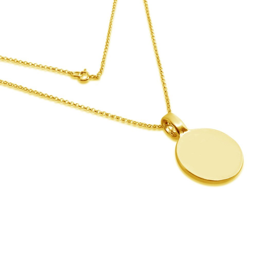 Gold Plated Silver Pentagram 5-Pointed Star Pendant Necklace with Lobster Clasp - Unisex Handcrafted Jewelry for Men & Women - Perfect Gift for Holidays, Birthdays & Spiritual Protection