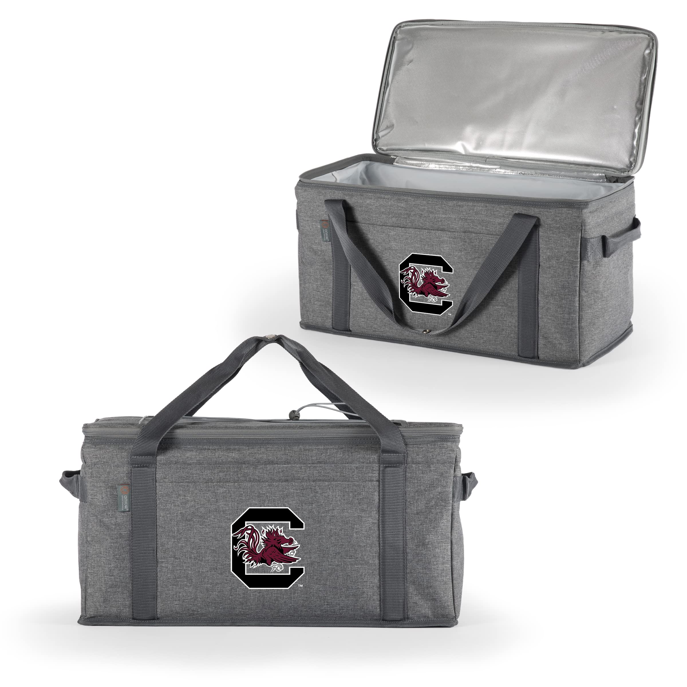 PICNIC TIME NCAA Unisex-Adult 64 Can Collapsible Cooler - Portable Insulated Picnic Basket for Outdoor Parties, Tailgating, Camping & Beach Trips