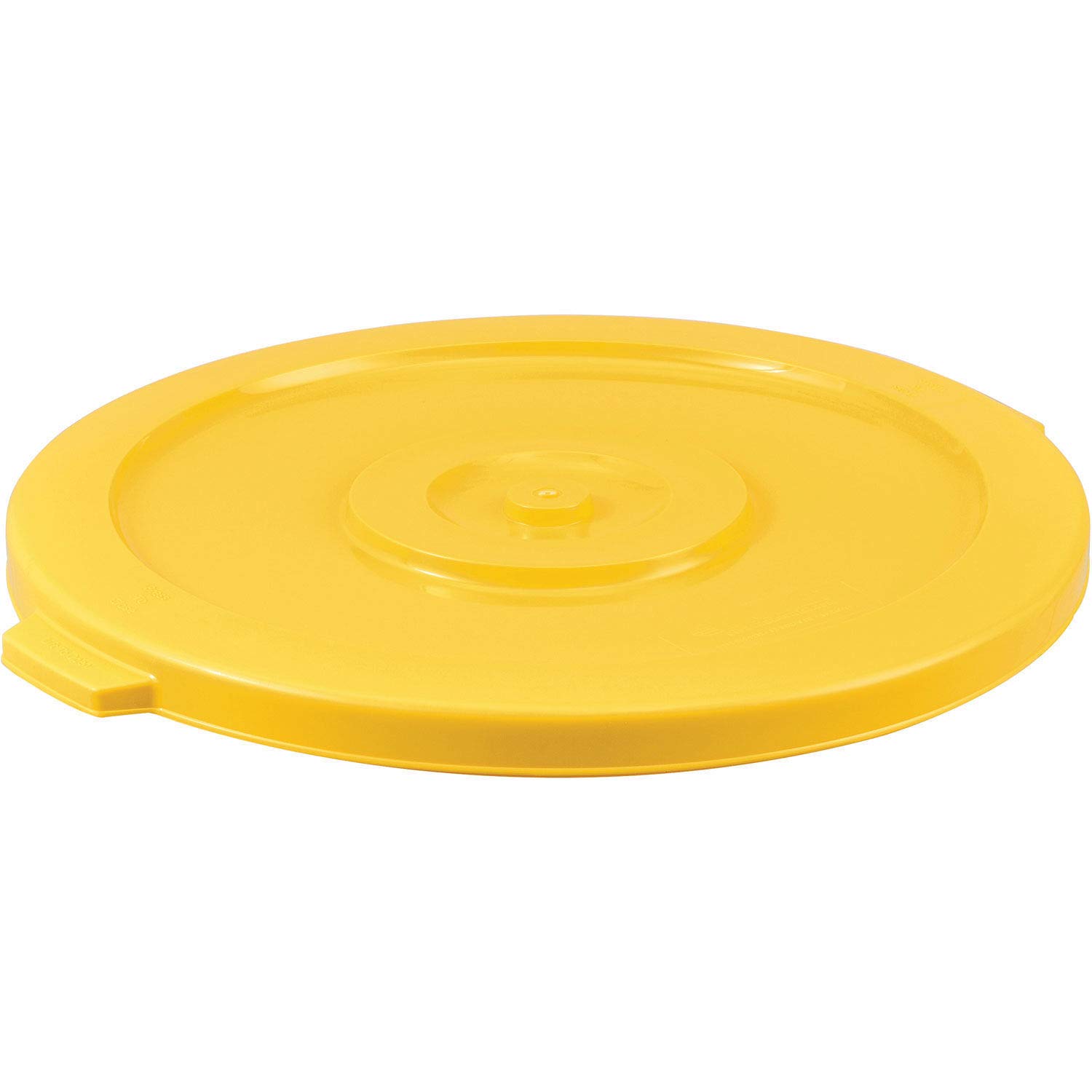 32 Gallon Heavy-Duty Yellow Garbage Can with Lid - Commercial & Industrial Trash Bin for Office, Warehouse, Restaurant, and Outdoor Use