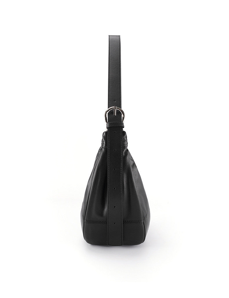 Stylish Leather Half Moon Shoulder Bag for Women - Crossbody Purse with Adjustable Strap - Perfect for Work, Travel & Everyday Use