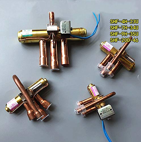 Fincos Sanhua 4-Way Reversing Valve for 1-5 Ton AC & Heat Pump Systems (Model: SHF-20D-46, 220V) - Perfect for HVAC Repair, Replacement, and Energy-Efficient Heating/Cooling Solutions