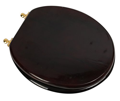 STAINED MAHOGANY/BRASS