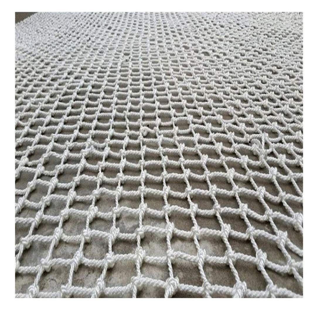 8mm Diameter 12cm Mesh Child Safety Climbing Net - Anti-Fall Stair & Fence Protection, Hemp Ceiling Decorative Net for Hammocks & Play Areas - Perfect for Indoor/Outdoor Kids Safety & Home Decor