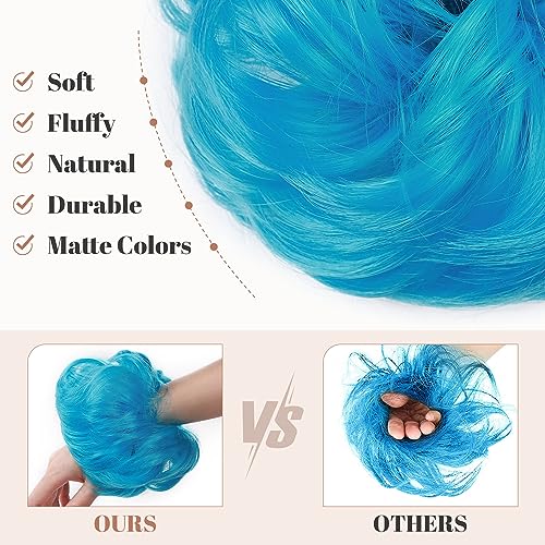 Messy Bun Hair Piece for Women - Synthetic Hair Extensions for Quick & Easy Updos - Perfect for Weddings, Parties & Everyday Styling