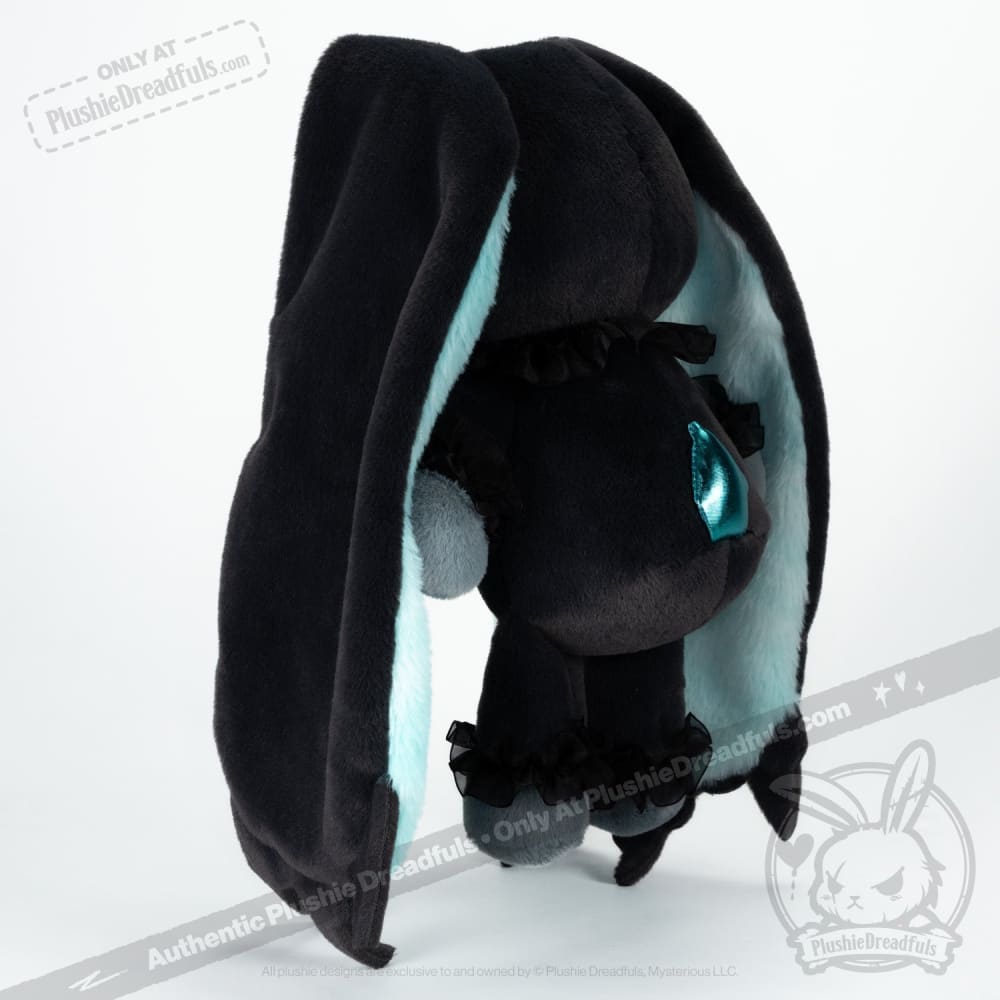 Plushie Dreadfuls Wraith Bunny - Soft Stuffed Animal Toy for Halloween Decor, Gothic Gift & Cute Cuddling