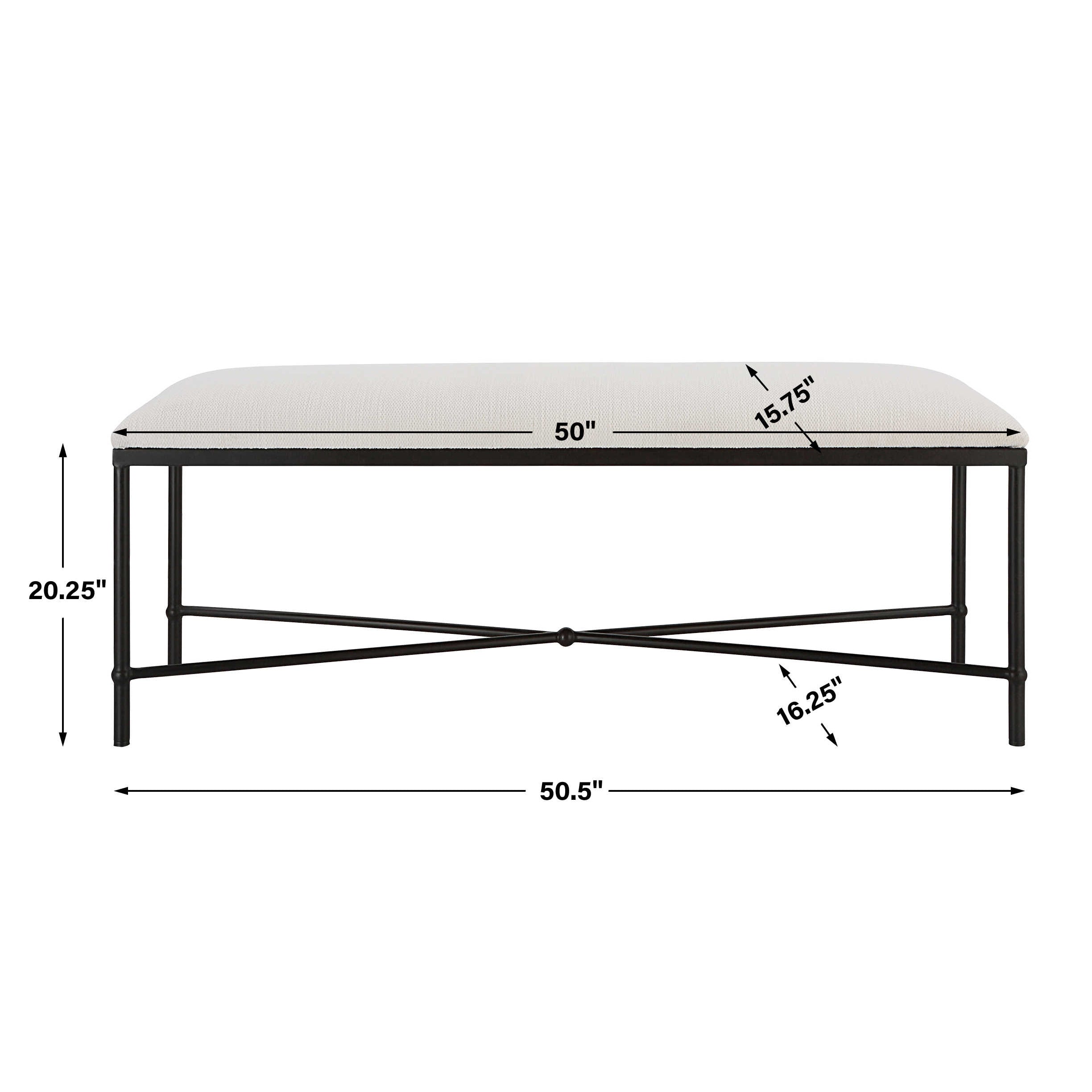Madison Wooden Bench - Rustic Farmhouse Style Indoor/Outdoor Seating for Patio, Garden, or Living Room - Durable & Comfortable Home Decor Furniture