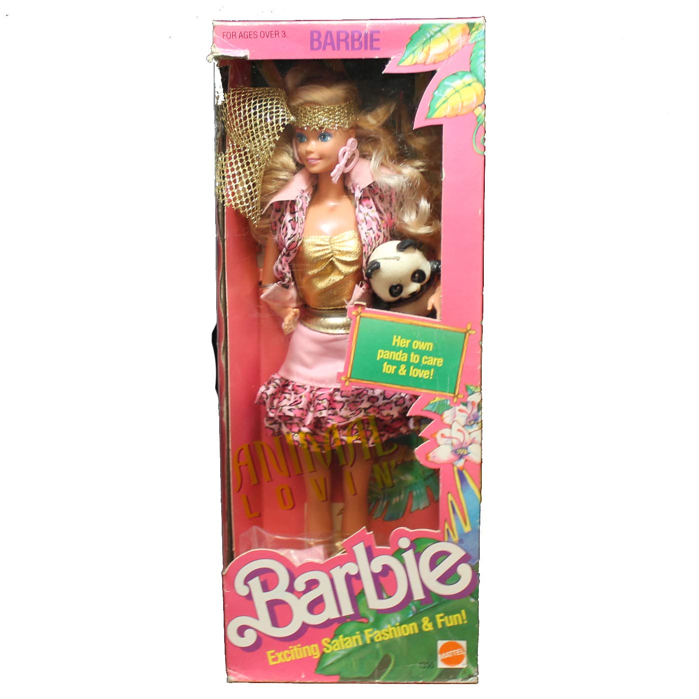 Vintage 1988 Mattel Barbie Animal Lovin' Doll - Collectible Toy for Kids
