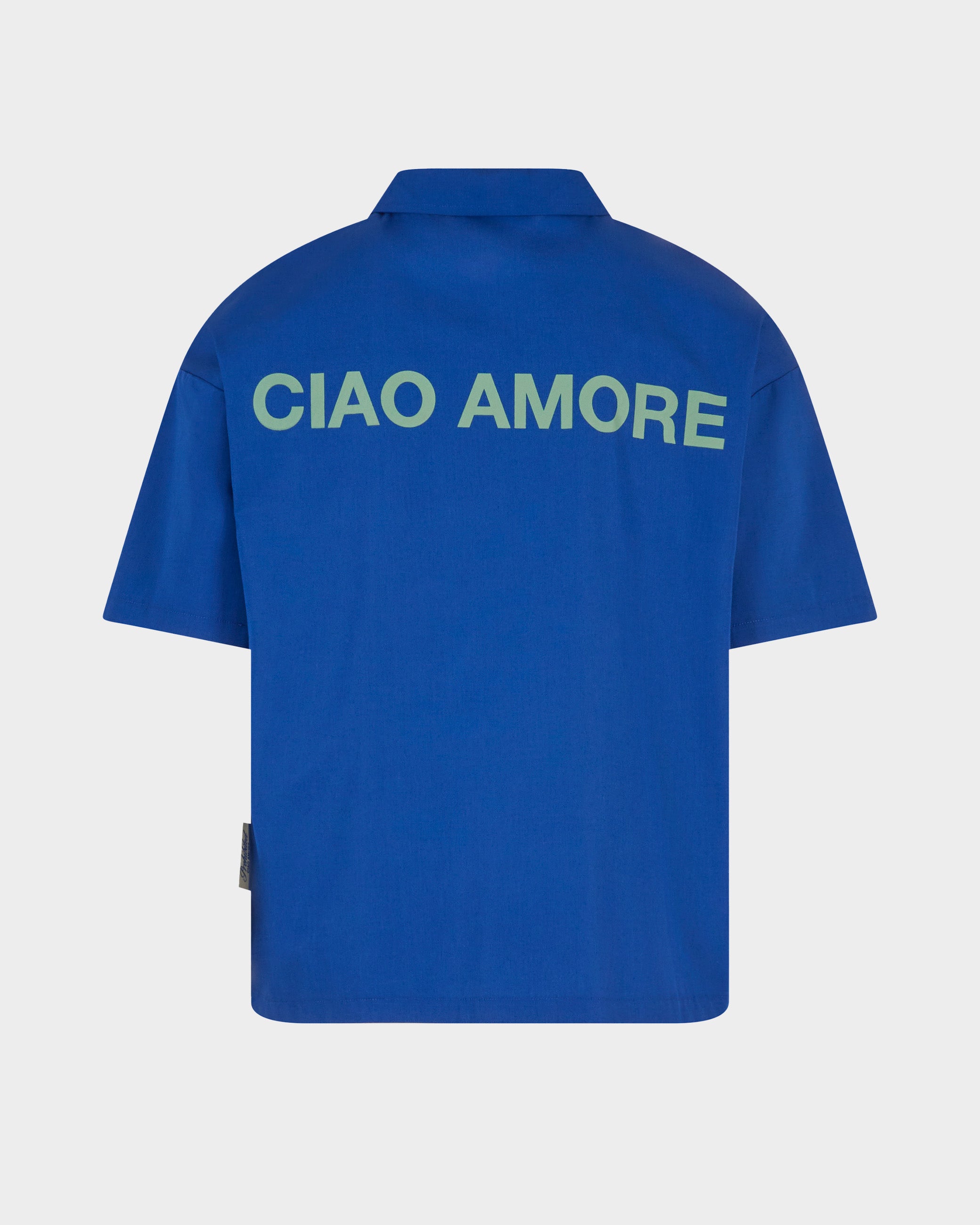 Ciao Amore Blue Shirt for Men - Stylish Casual Button Up Shirt for Everyday Wear, Date Night & Office Outfits