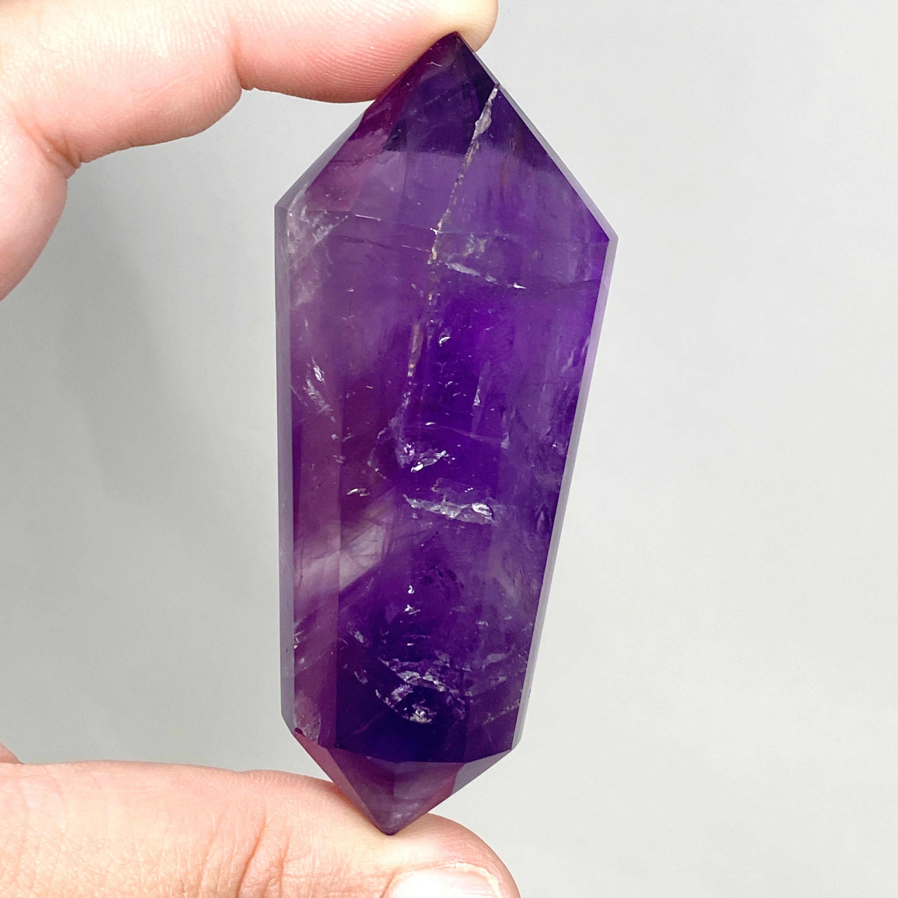 Amethyst Vogel AMV 01 - Premium Crystal Healing Stone for Meditation, Stress Relief & Positive Energy - Perfect for Home Decor, Yoga Practice & Spiritual Gifts