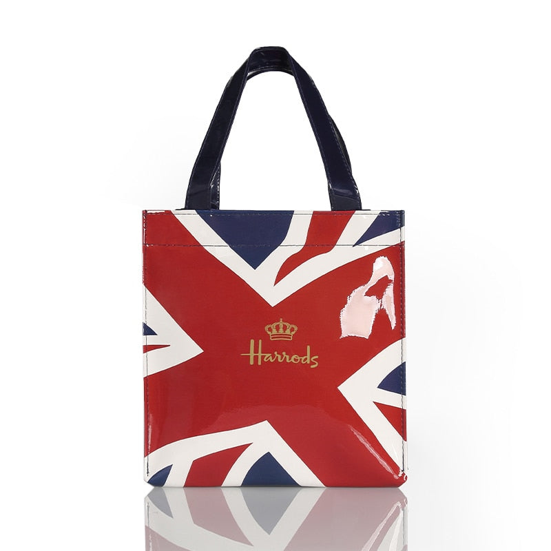 Eco-Friendly Women's Floral Tote Shopping Bag - Reusable Grocery Bag for Beach, Market & Daily Use
