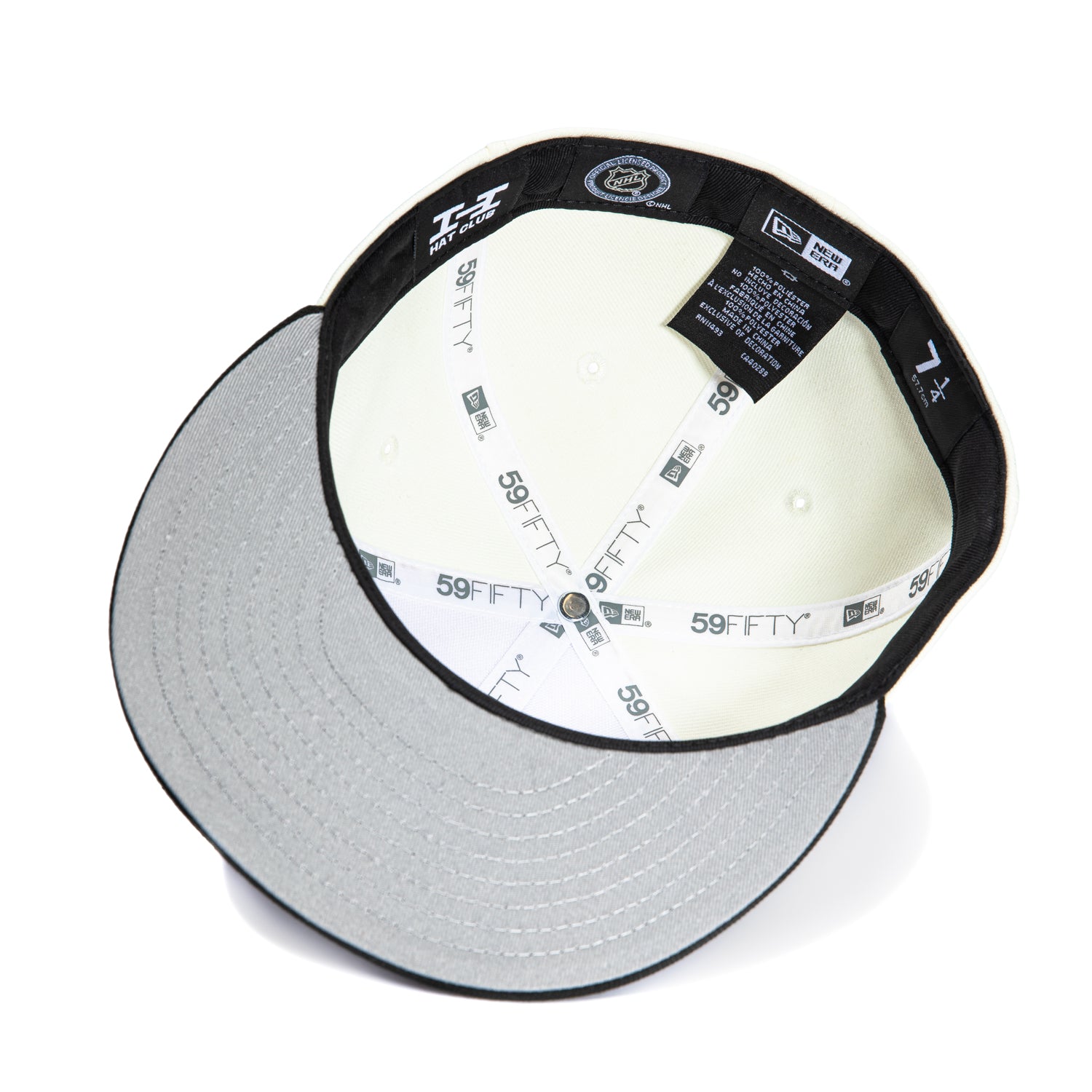 New Era 59Fifty New Jersey Devils Martin Brodeur Patch Snapback Hat - White & Black NHL Hockey Cap for Men, Perfect for Games & Fan Collections