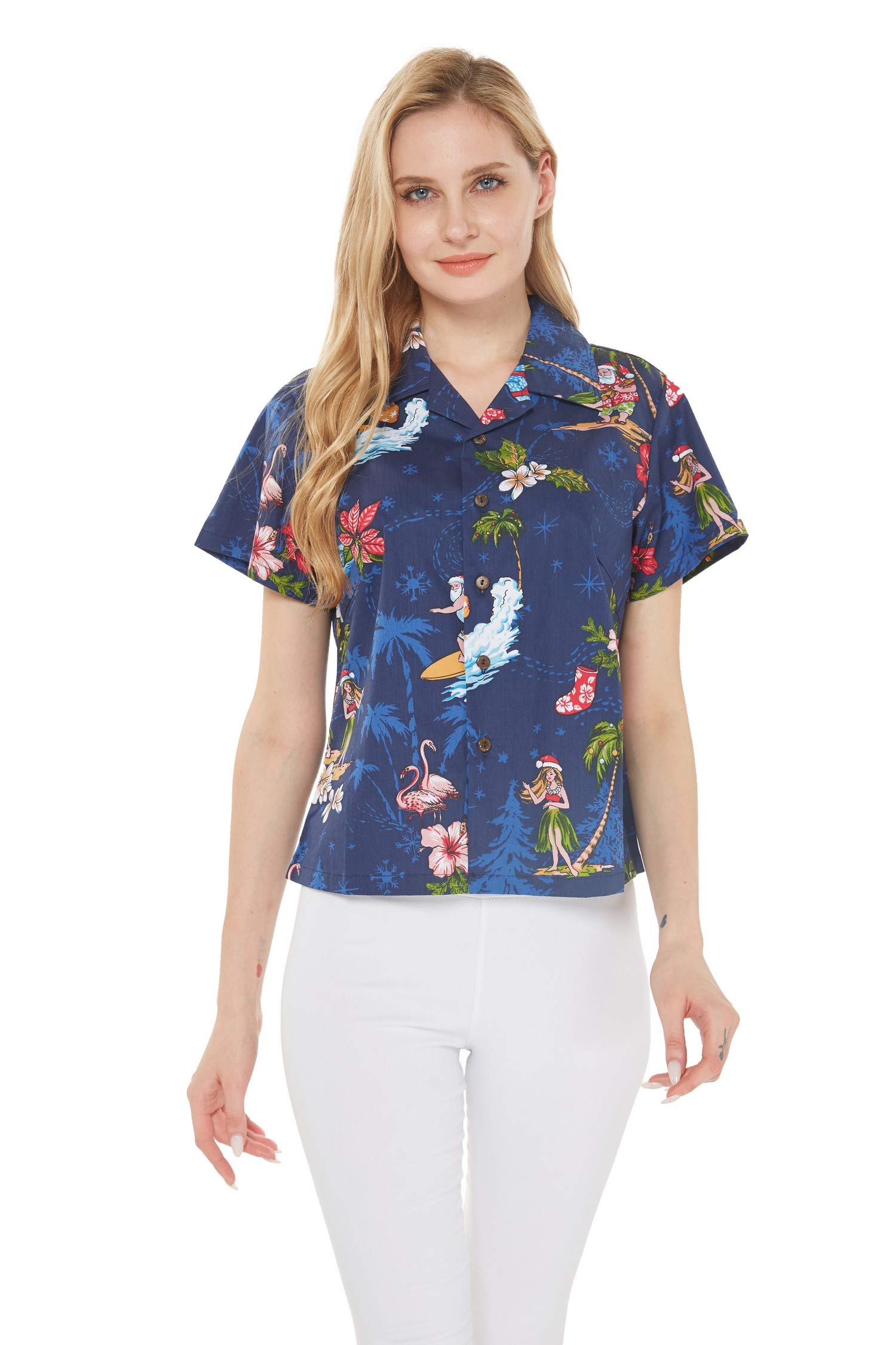 Hawaiian Luau Matching Mother & Son Outfit - Aloha Shirt for Women & Boys Shorts Set - Perfect for Beach Vacations, Family Photos, and Summer Parties