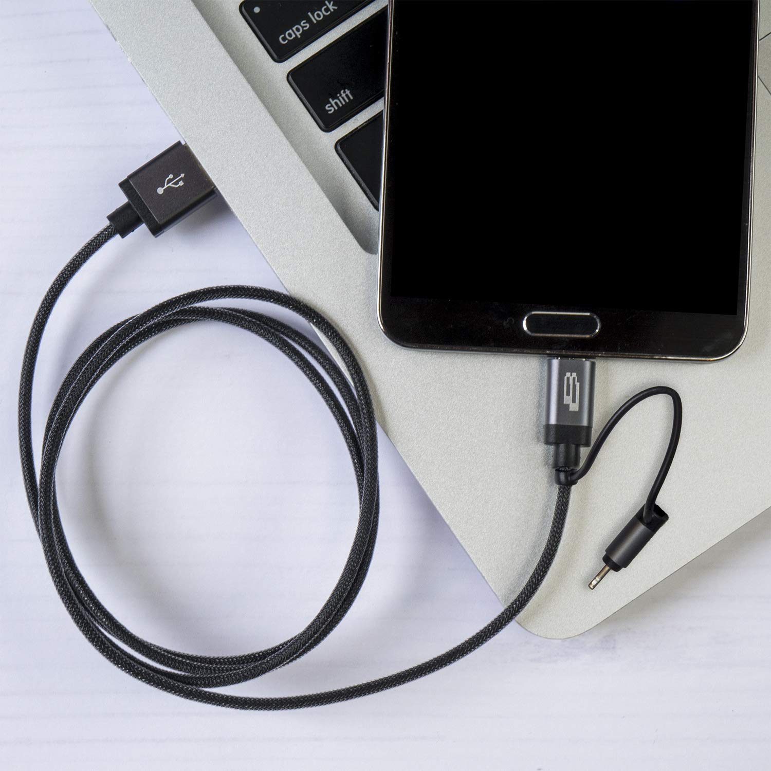 Bracketron PwrRev 2-in-1 Lightning and Micro-USB Charging Cable - 3ft Dual Charger for iPhone & Android - Perfect for Travel, Home, and Office Use
