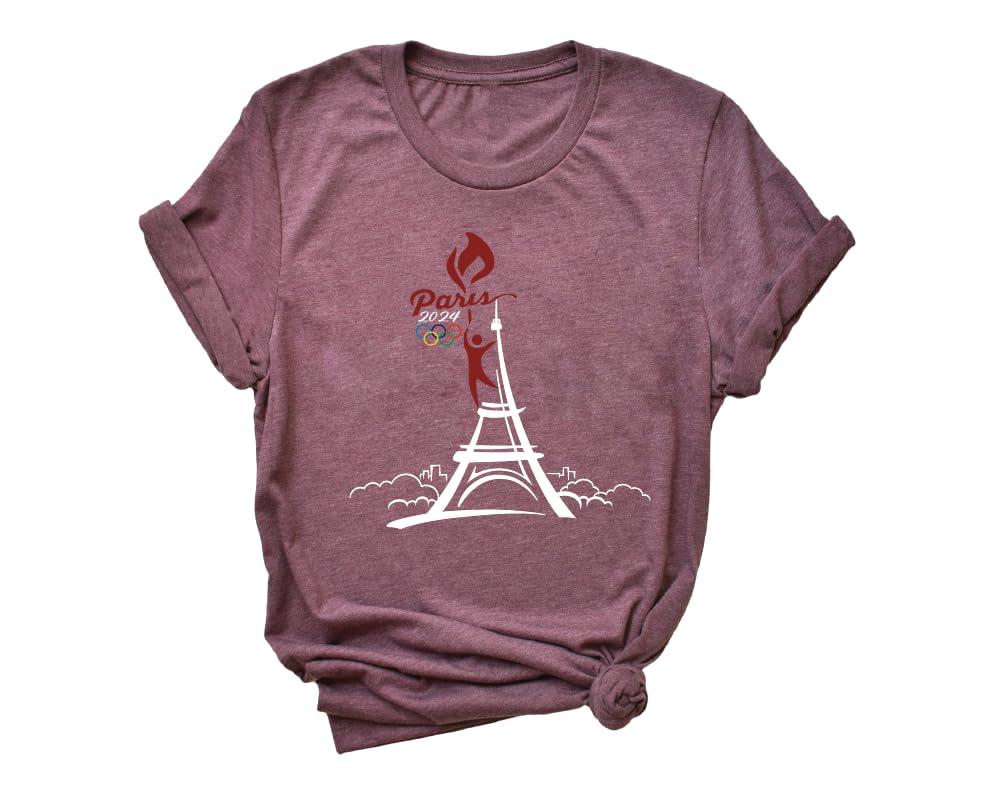 2024 Paris Olympics T-Shirt - Official Inspired Design, France Olympic Games Souvenir & Travel Gift - Perfect for Fans, Athletes & Sports Enthusiasts