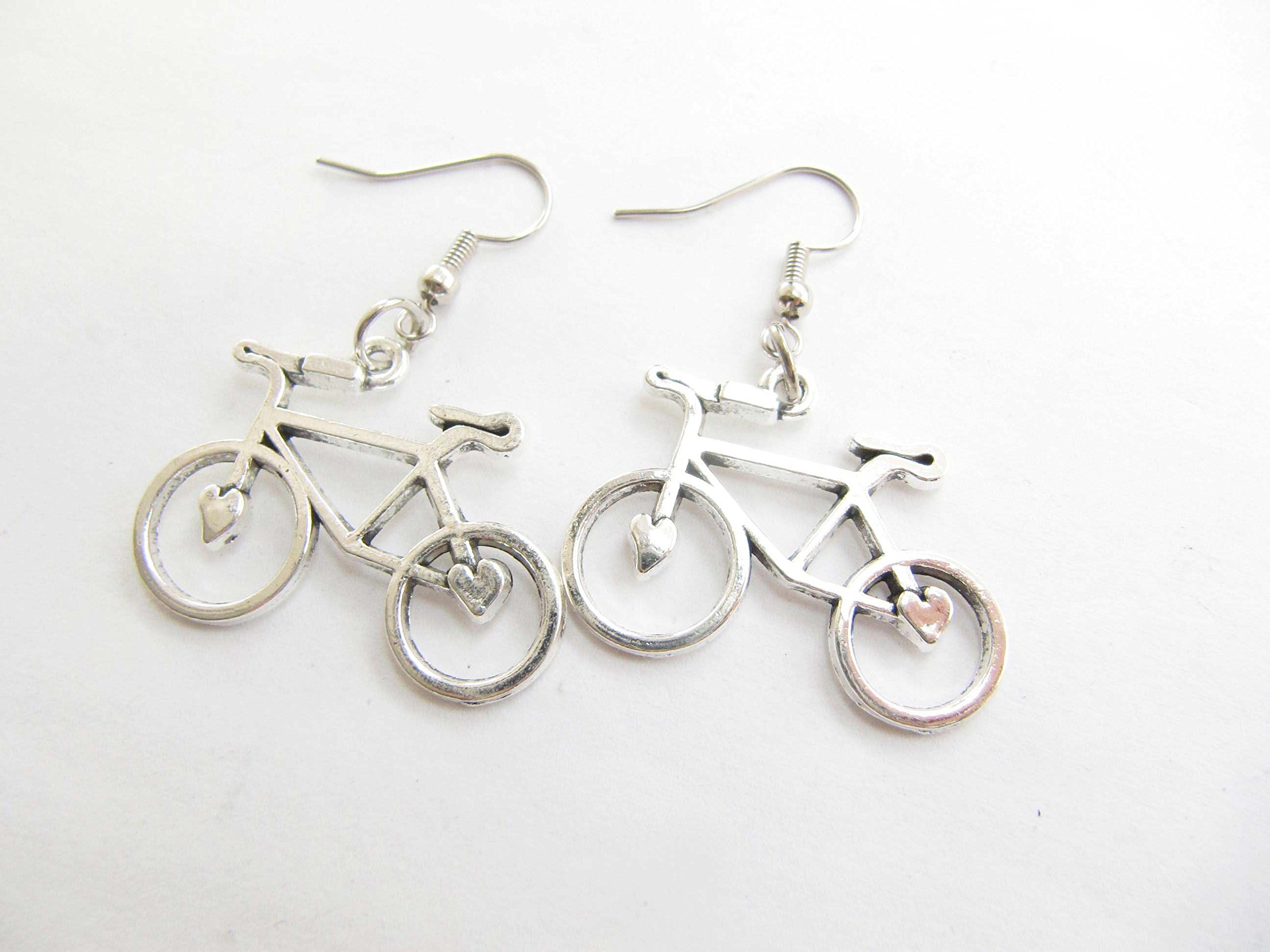 Bicycle Earrings for Women - Stylish Dangle Bike Earrings - Perfect Gift for Cyclists & Bike Lovers - Road Bike Jewelry - Ideal for Cycling Enthusiasts & Athletic Fashion - Great for Casual Wear, Cycling Events & Sports Outfits