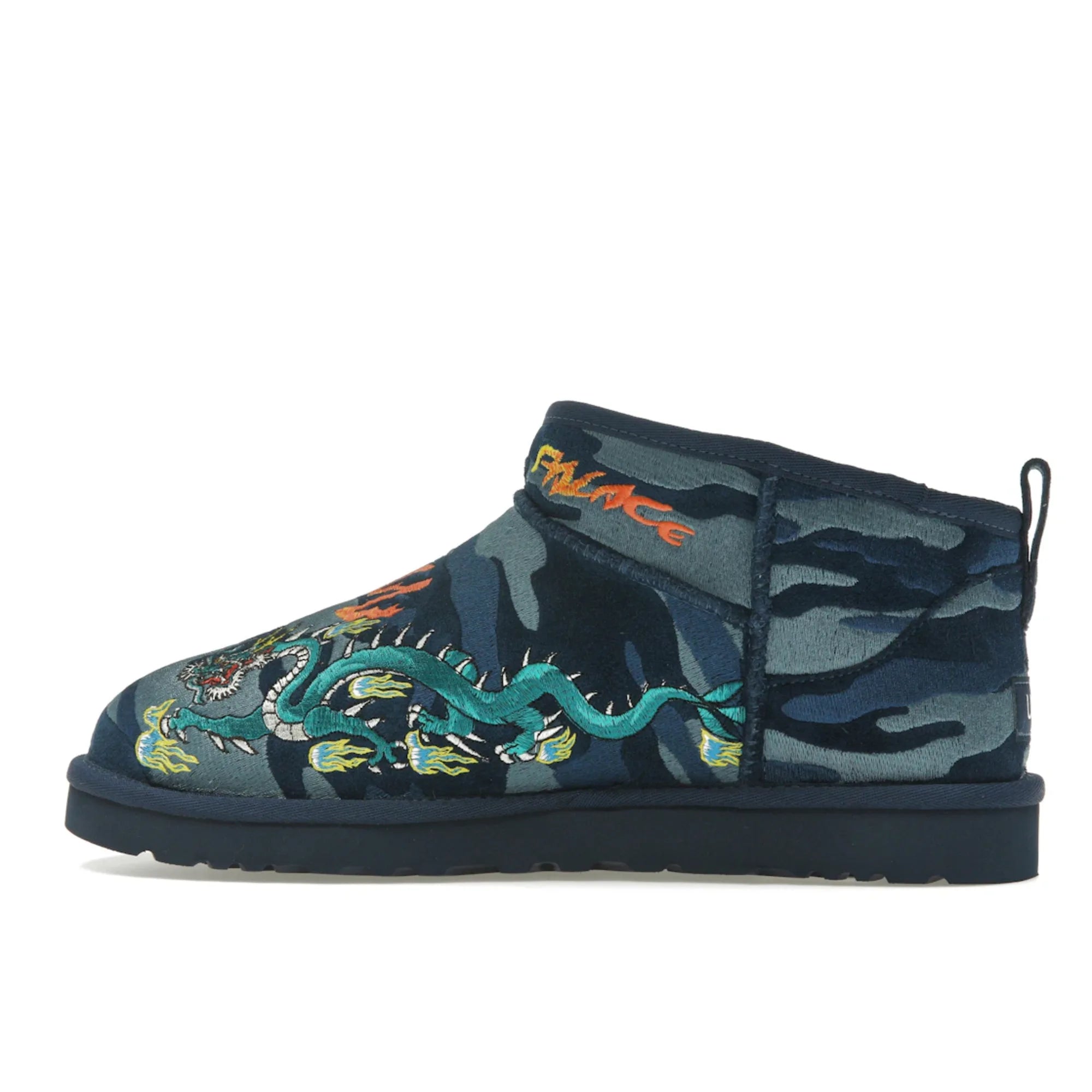UGG Classic Ultra Mini Boots for Women - Palace Navy Camo Waterproof Winter Boots | Cozy & Stylish for Cold Weather, Snow, and Outdoor Activities