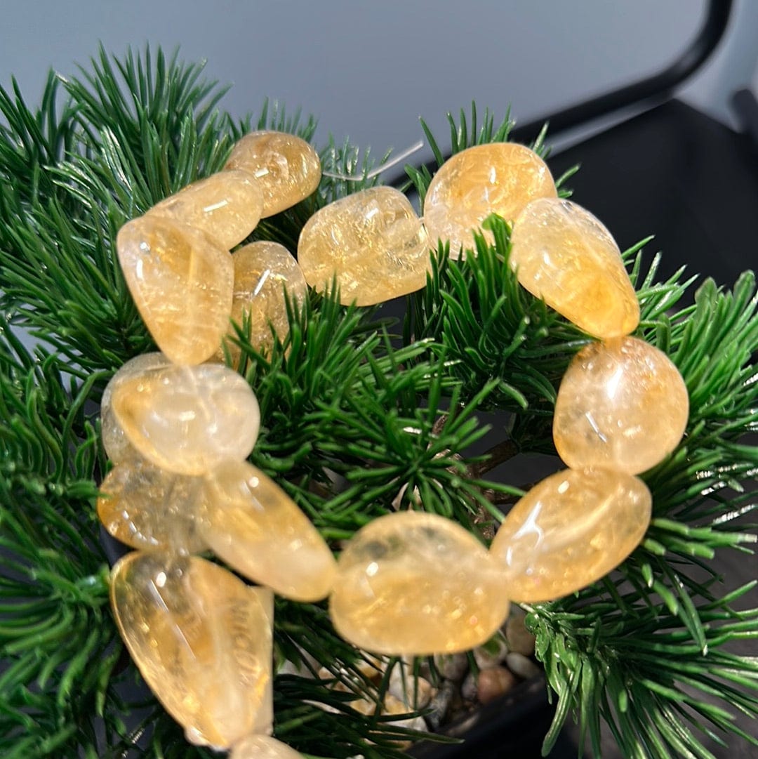 Natural Citrine Bead Strand - XL Nugget Gemstone for Jewelry Making, DIY Crafts, Healing Crystals & Spiritual Gifts (Boho Style) | Perfect for Necklaces, Bracelets & Home Decor