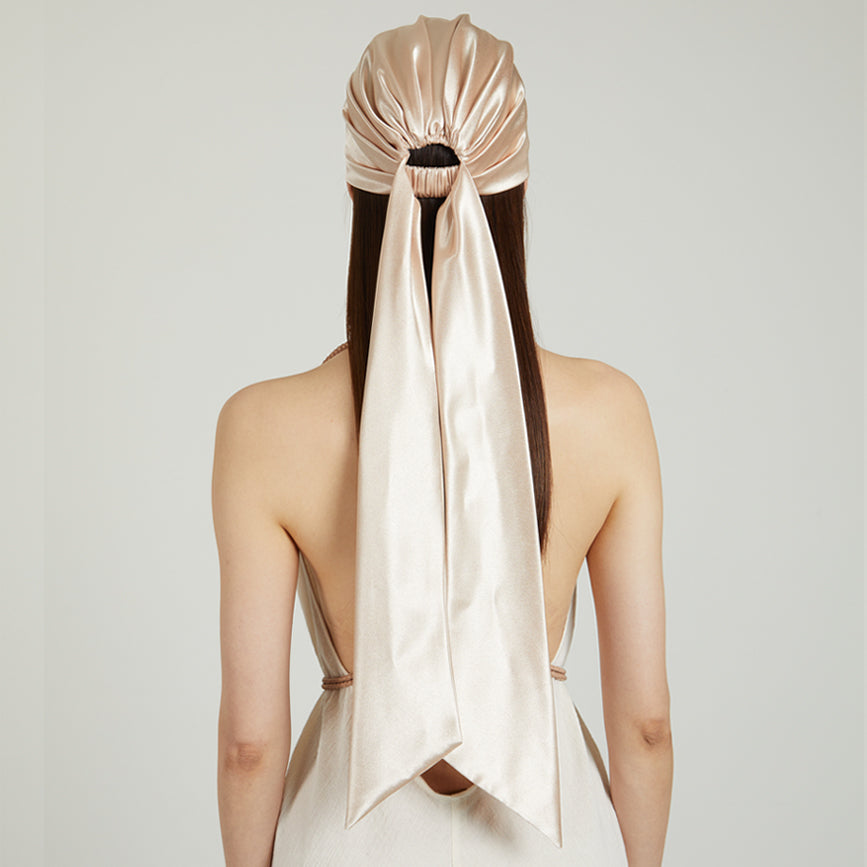 Gigi Satin Headscarf - Soft & Shiny Hair Wrap for Women - Perfect for Sleep, Travel, and Fashion Accessories