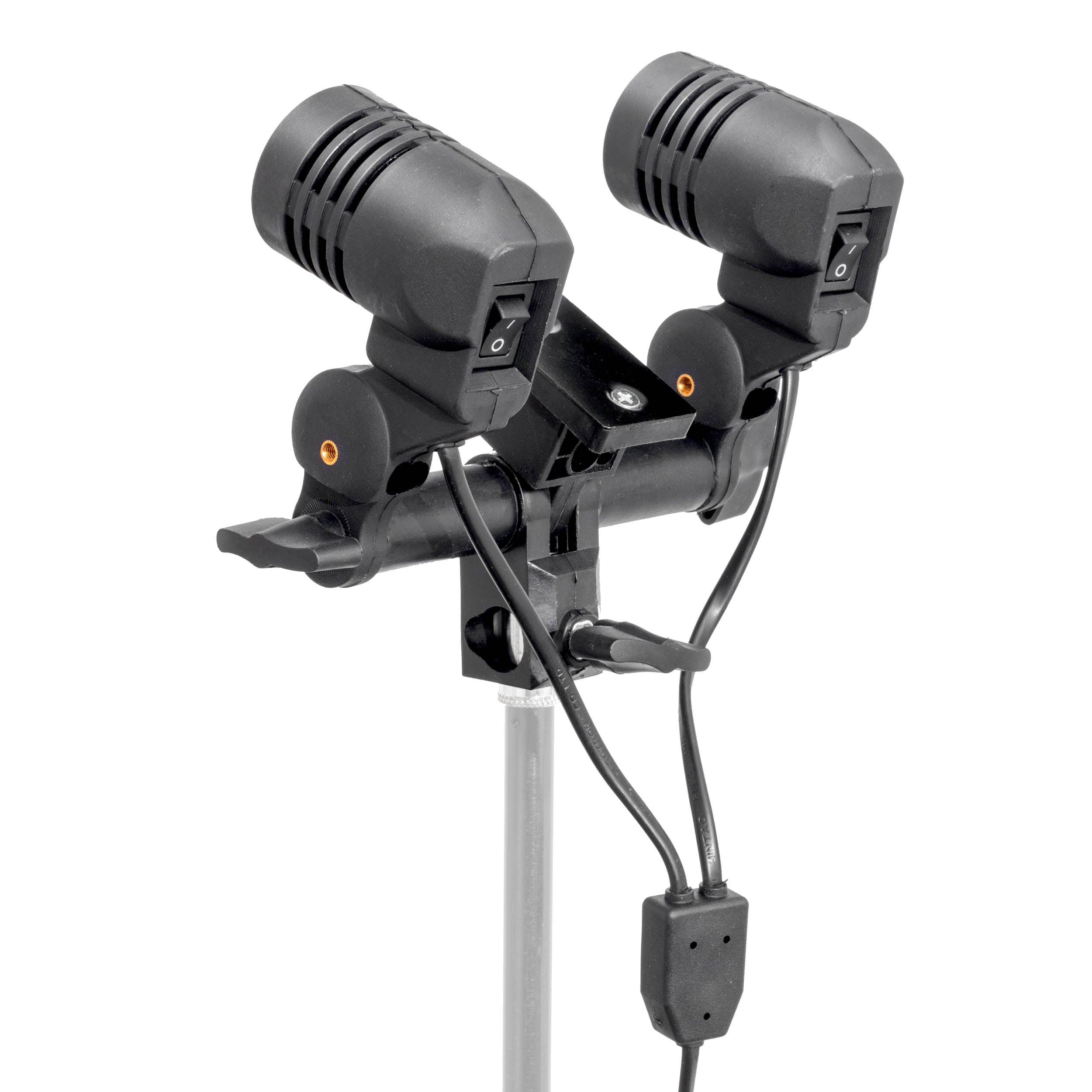 DUOLiTE Dual E27 Continuous Lighting Head - Professional Studio Light for Photography & Videography (Bulbs Not Included) - Perfect for YouTube Videos, Product Shoots & Home Studios