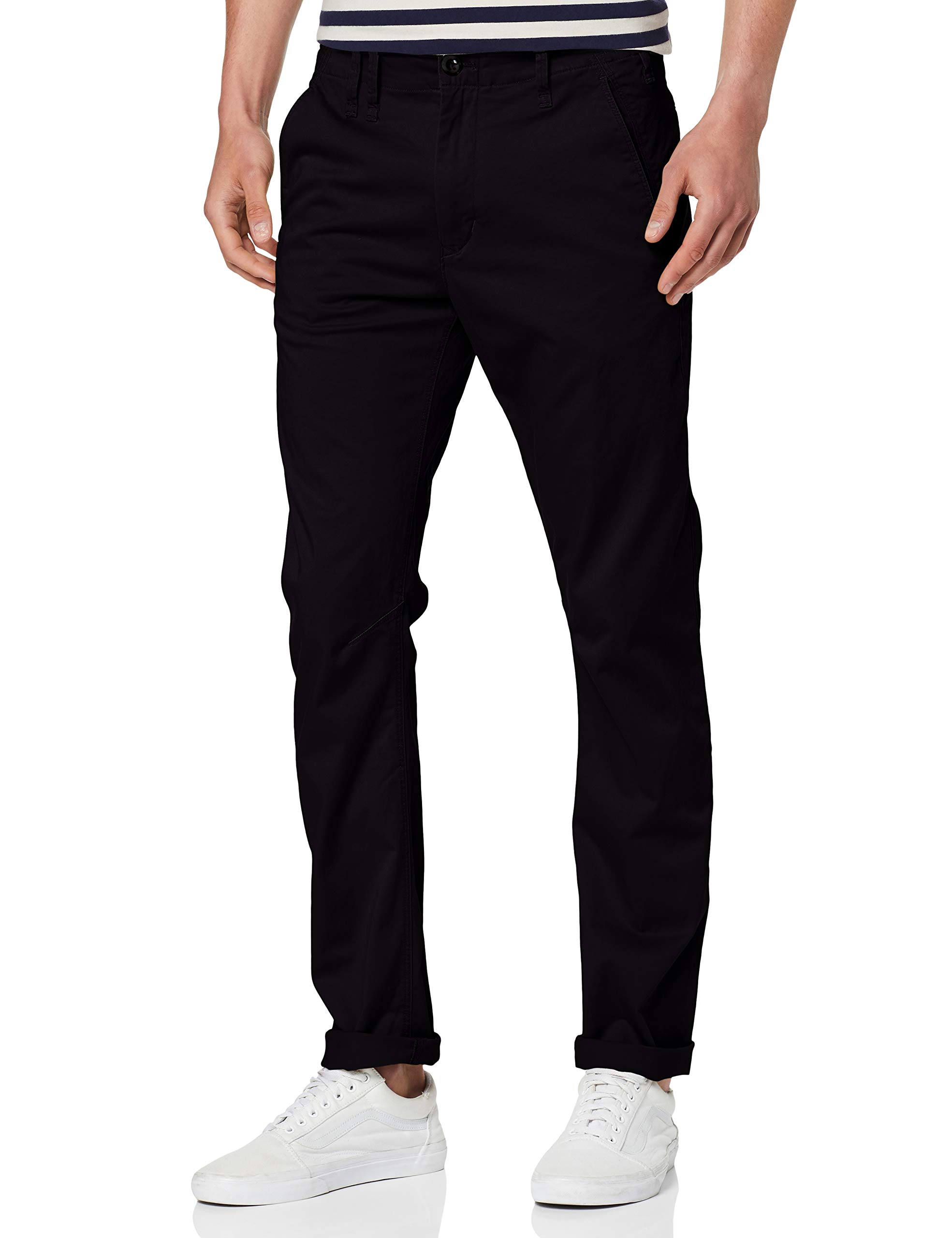 G-Star RAW Men's Vetar Slim Chino Pants - Comfortable Slim Fit Casual Trousers for Work, Office & Everyday Wear