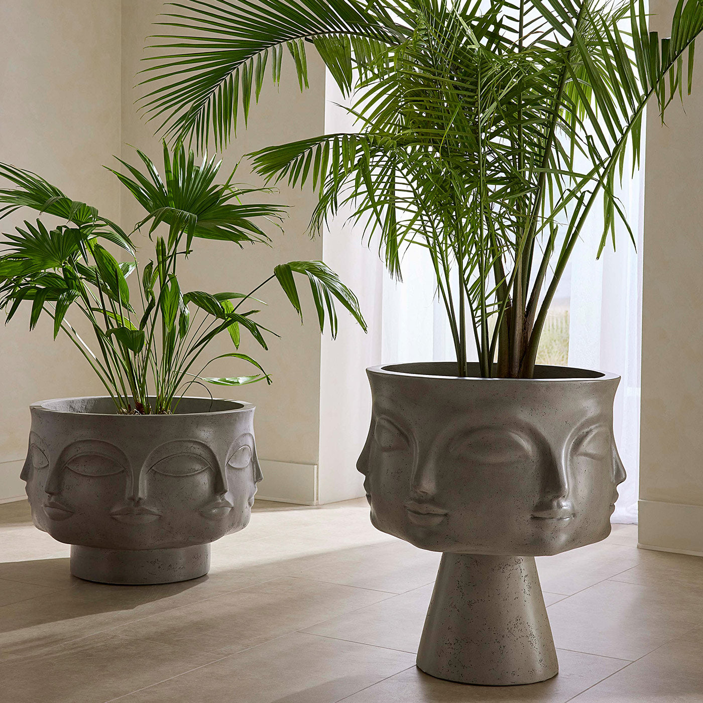 Dora Maar Planter - Modern Ceramic Flower Pot for Indoor Plants, Succulents & Home Decor - Perfect for Living Room, Office & Garden Decorations