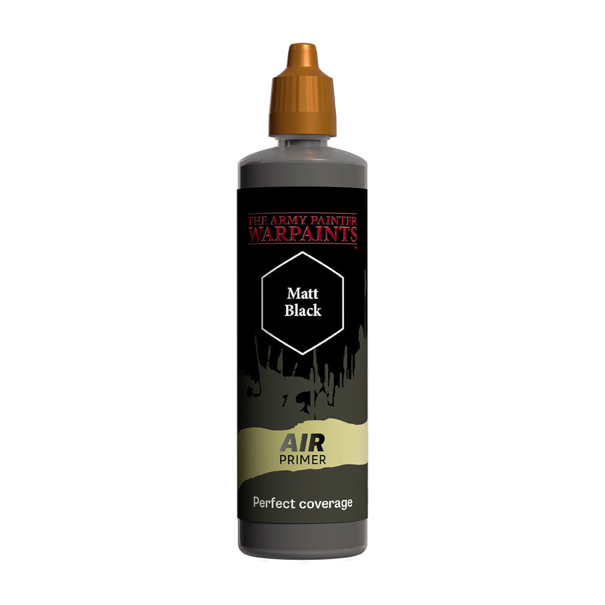 Warpaints Air Matt Black Primer 100ml - High-Quality Model Paint for Miniatures & Scale Models - Perfect for Warhammer, D&D, and Tabletop Gaming