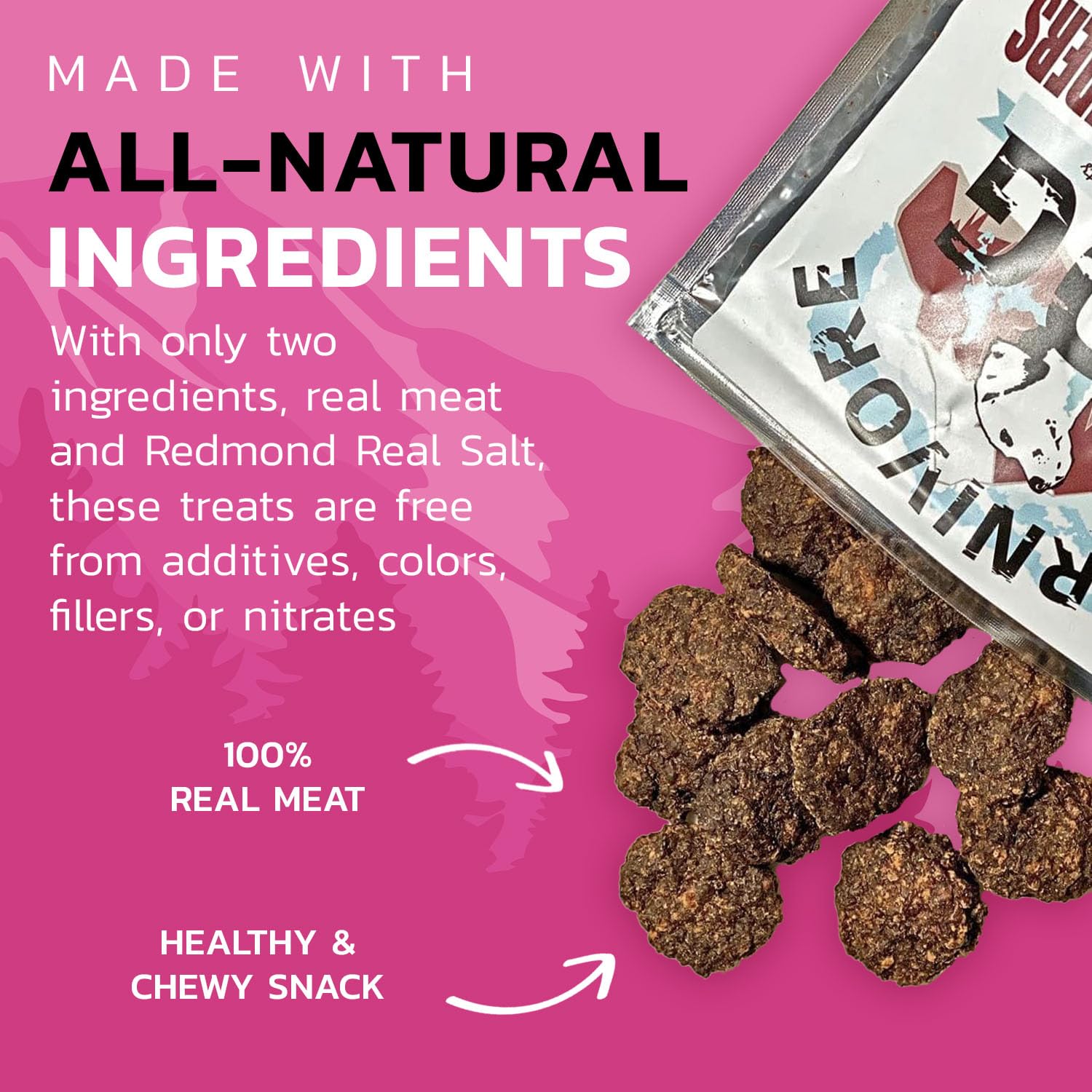 Premium Human-Grade Grass-Fed Beef Liver Treats for Dogs - All-Natural Training Snacks with Redmond Real Salt, No Additives - Healthy Chewy Rewards for All Breeds (Pack of 3) - Perfect for Obedience Training, Positive Reinforcement & On-The-Go Rewards
