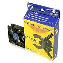 Vantec 60x60x25mm Stealth Pro Fan SF6025L - Ultra Quiet High Performance Cooling Fan for PC, Laptop, Gaming Rig & Electronics - Perfect for Home Office, Workstation & DIY Projects