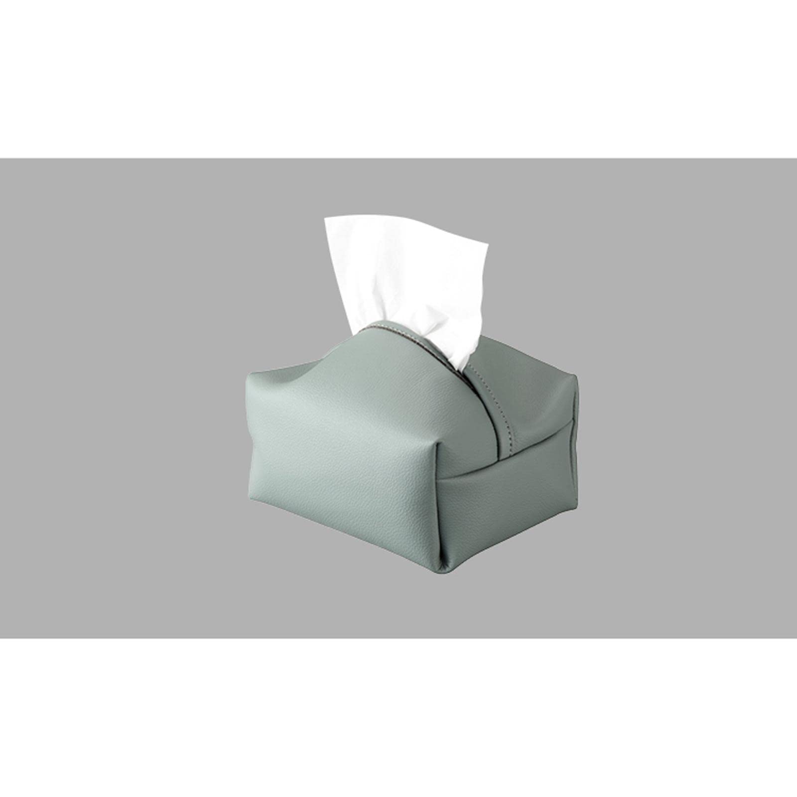 Decorative Leather Tissue Box Cover Holder - Stylish Tissue Dispenser for Bathroom Vanity, Desk, Dresser & Countertops | Hotel & Restaurant Use | Multiple Colors (TOMYEUS)