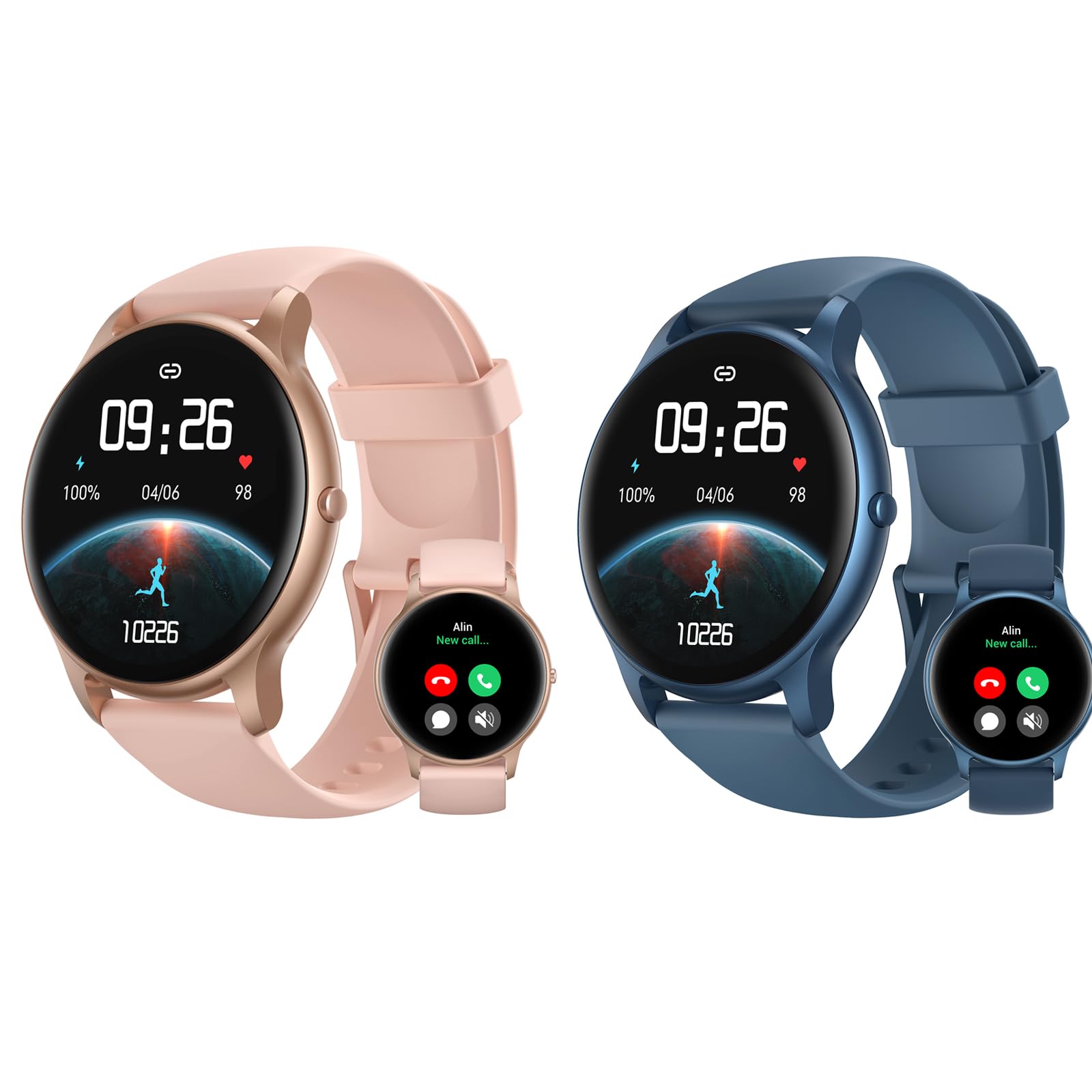 **Parsonver Smart Watch with Call Function, 1.32
