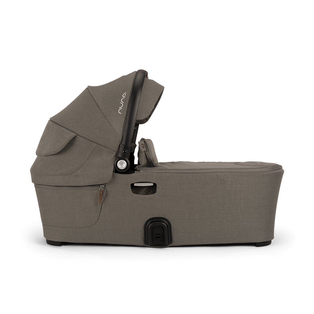 Nuna DEMI Next Bassinet with Stand - Granite Gray | Premium Baby Bassinet for Newborns | Perfect for Nursery, Bedroom & Travel