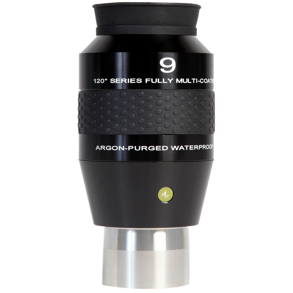 Explore Scientific 120° Series 9mm Waterproof Eyepiece - Argon Purged for Astronomy & Stargazing - Ideal for Telescopes, Binoculars & Outdoor Observation