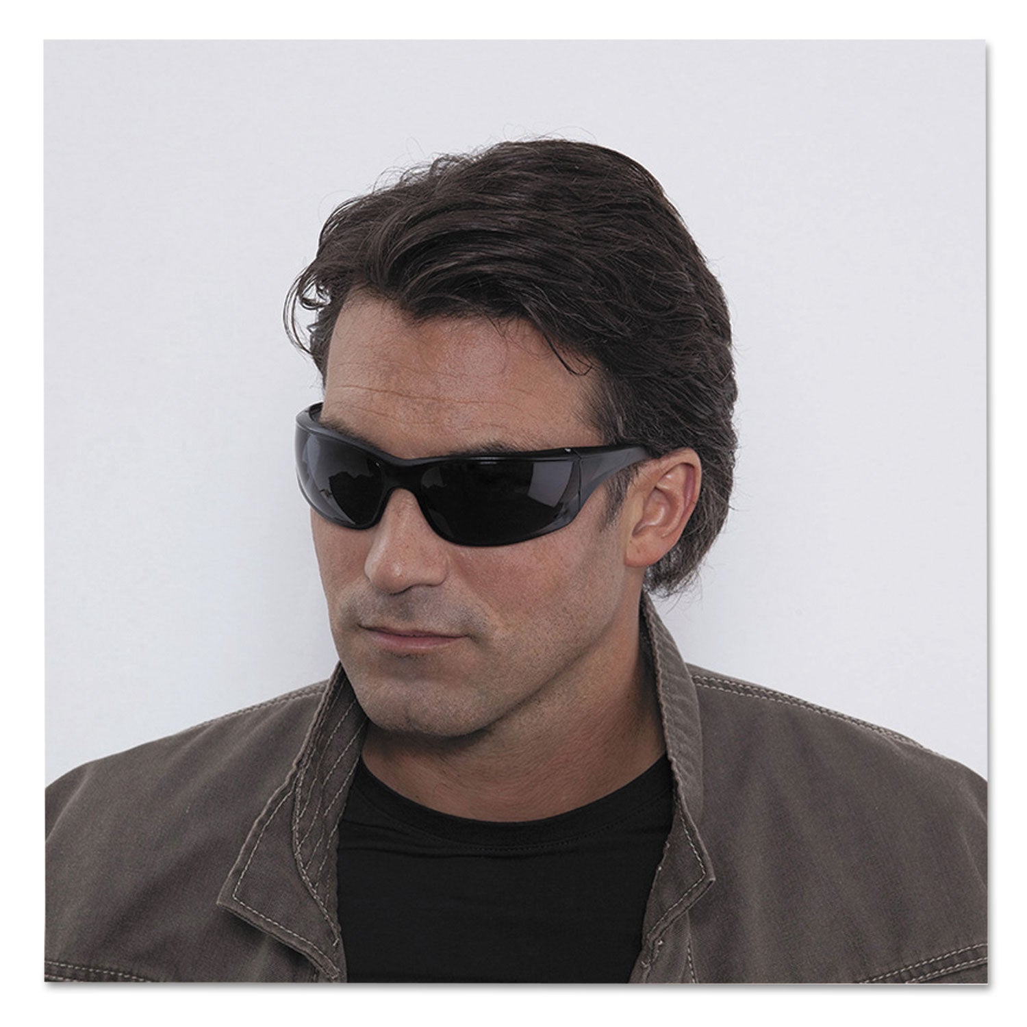 3M™ Virtua AP Protective Safety Glasses - Clear Frame with Gray Lens (20-Pack/Carton) - Ideal for Construction, Lab Work & Industrial Safety Use