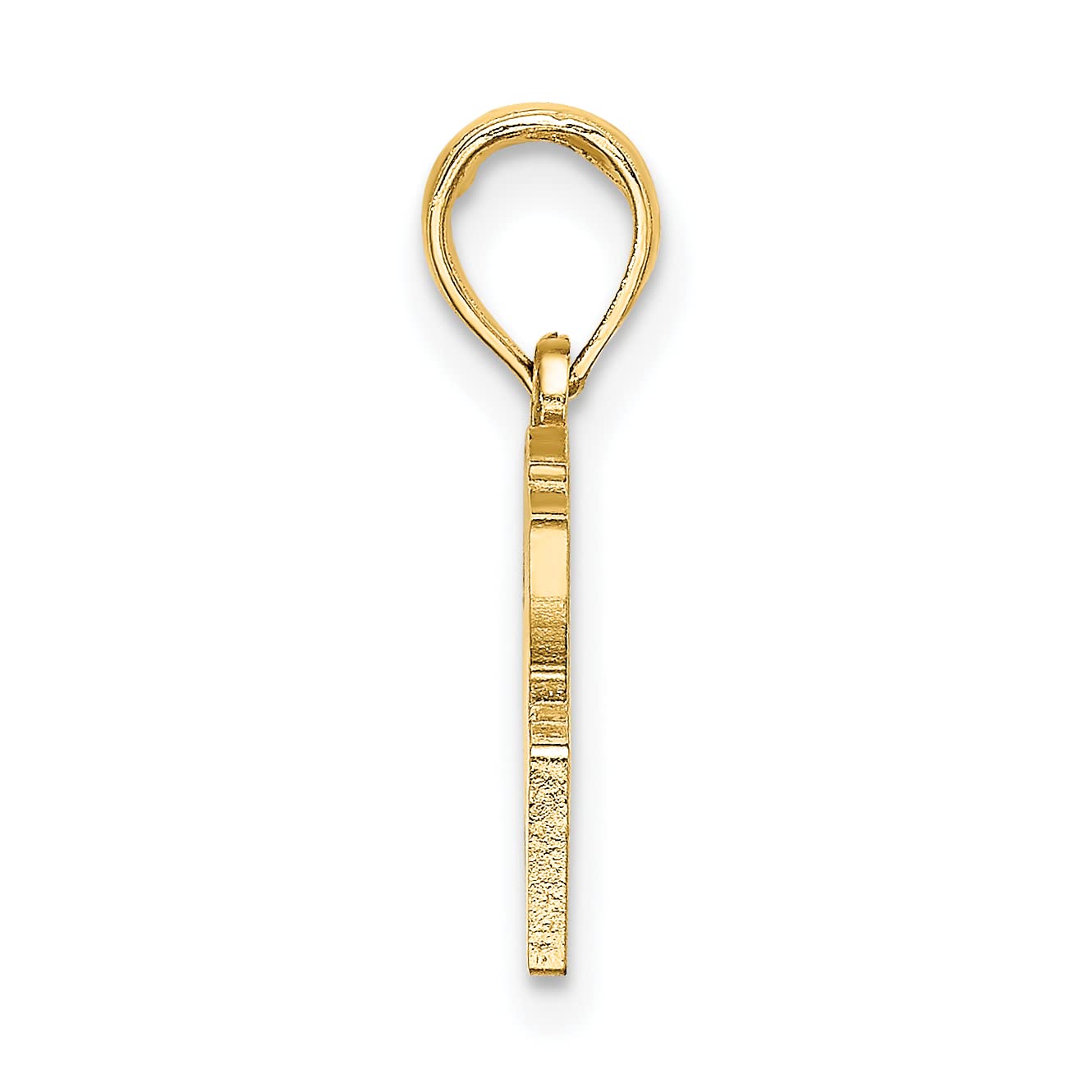 10K Yellow Gold Heart Hands Charm Pendant - Perfect for Valentine's Day Gifts, Anniversary Presents & Romantic Jewelry