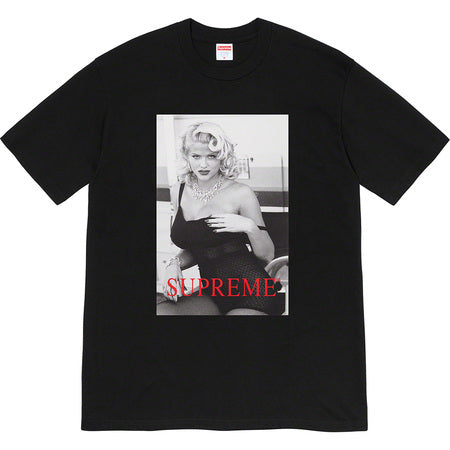 Supreme Anna Nicole Smith T-Shirt - Black Cotton Vintage Graphic Tee for Men & Women - Perfect for Casual Wear, Street Style & Retro Fashion